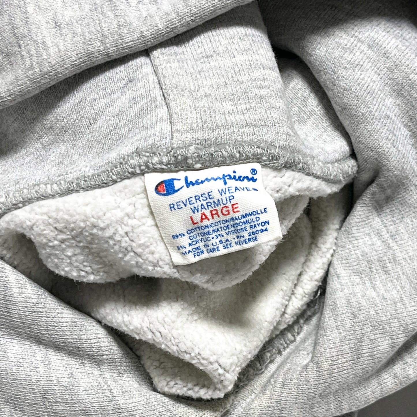 80's Champion R/W Parka "MARIST" 染み込みプリント Size (L)