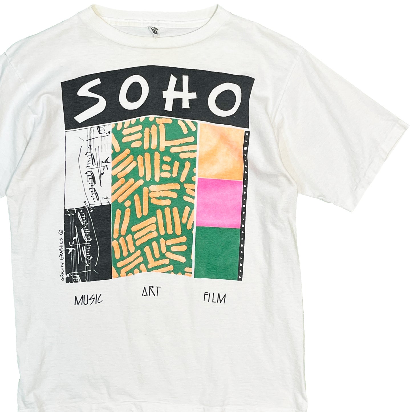 80's〜 GRAVITY GRAPHICS "SOHO" T Size (L)位