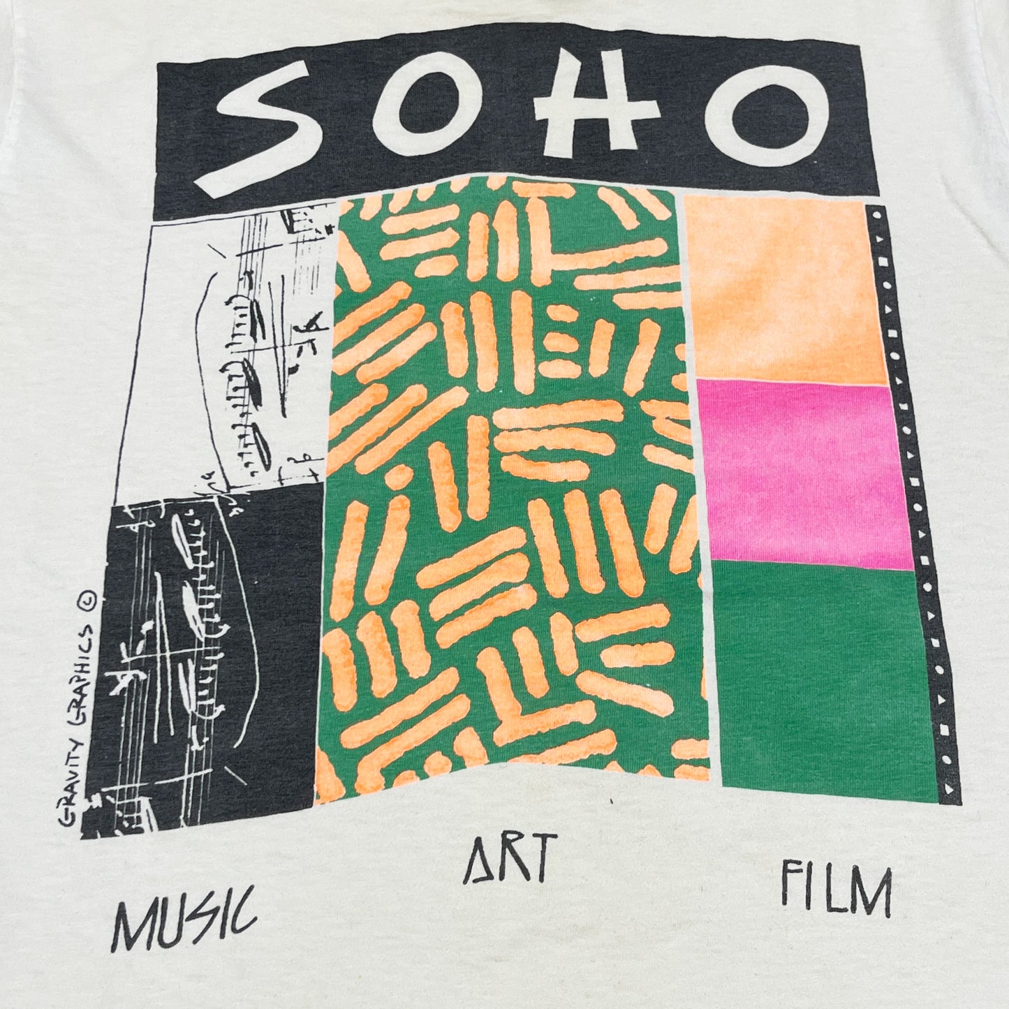 80's〜 GRAVITY GRAPHICS "SOHO" T Size (L)位