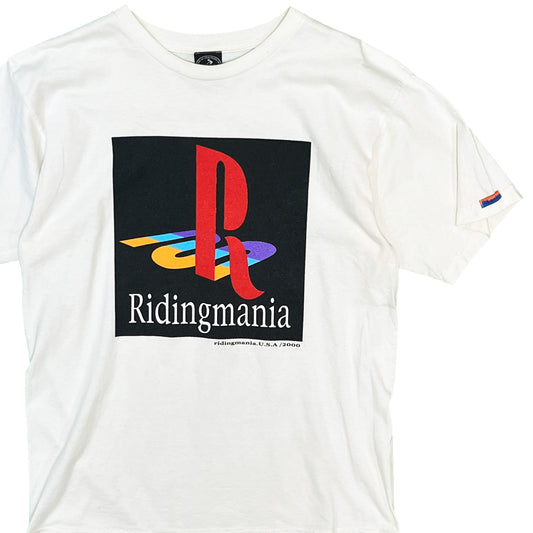 00's Ridingmania T プレイステーションパロディー Size (M)