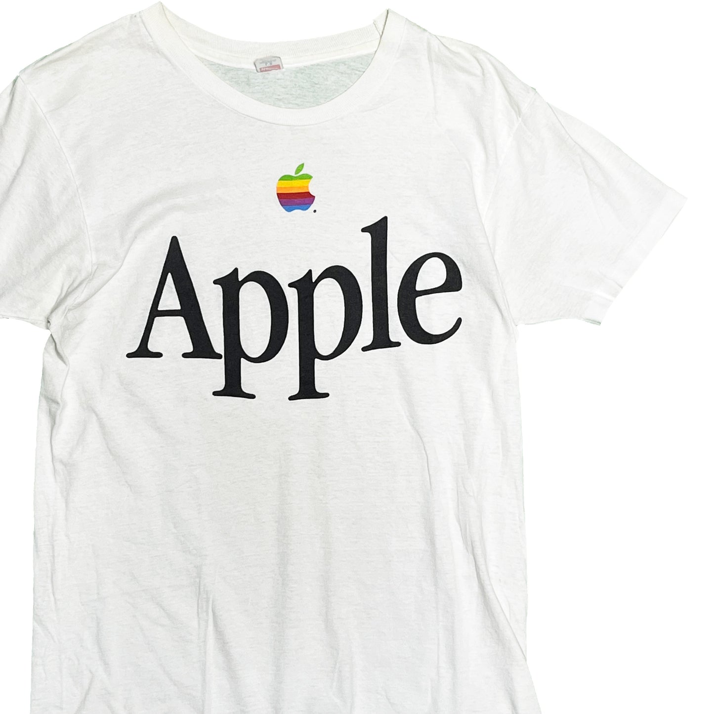 80's Hanes Apple T レインボーロゴ Size (L)