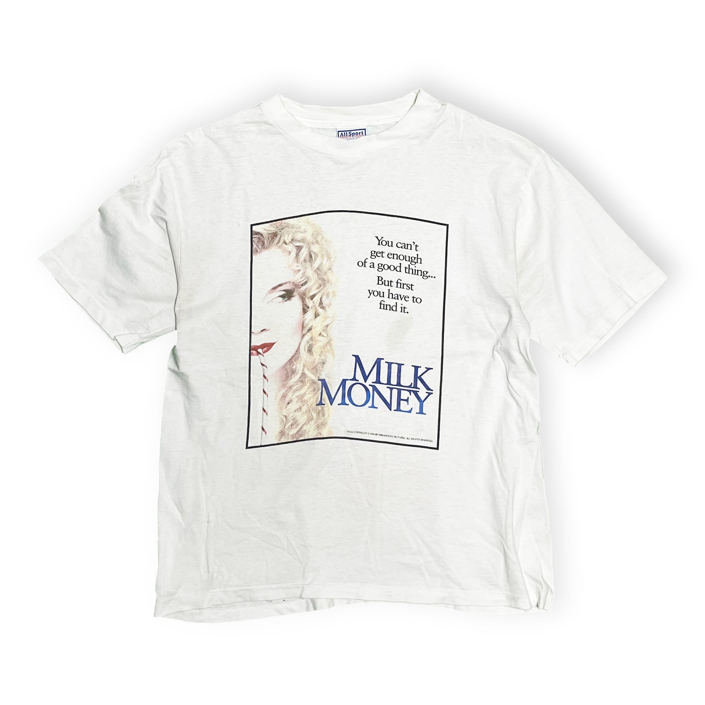 90'S Allsport MILK MONEY T Size (L)