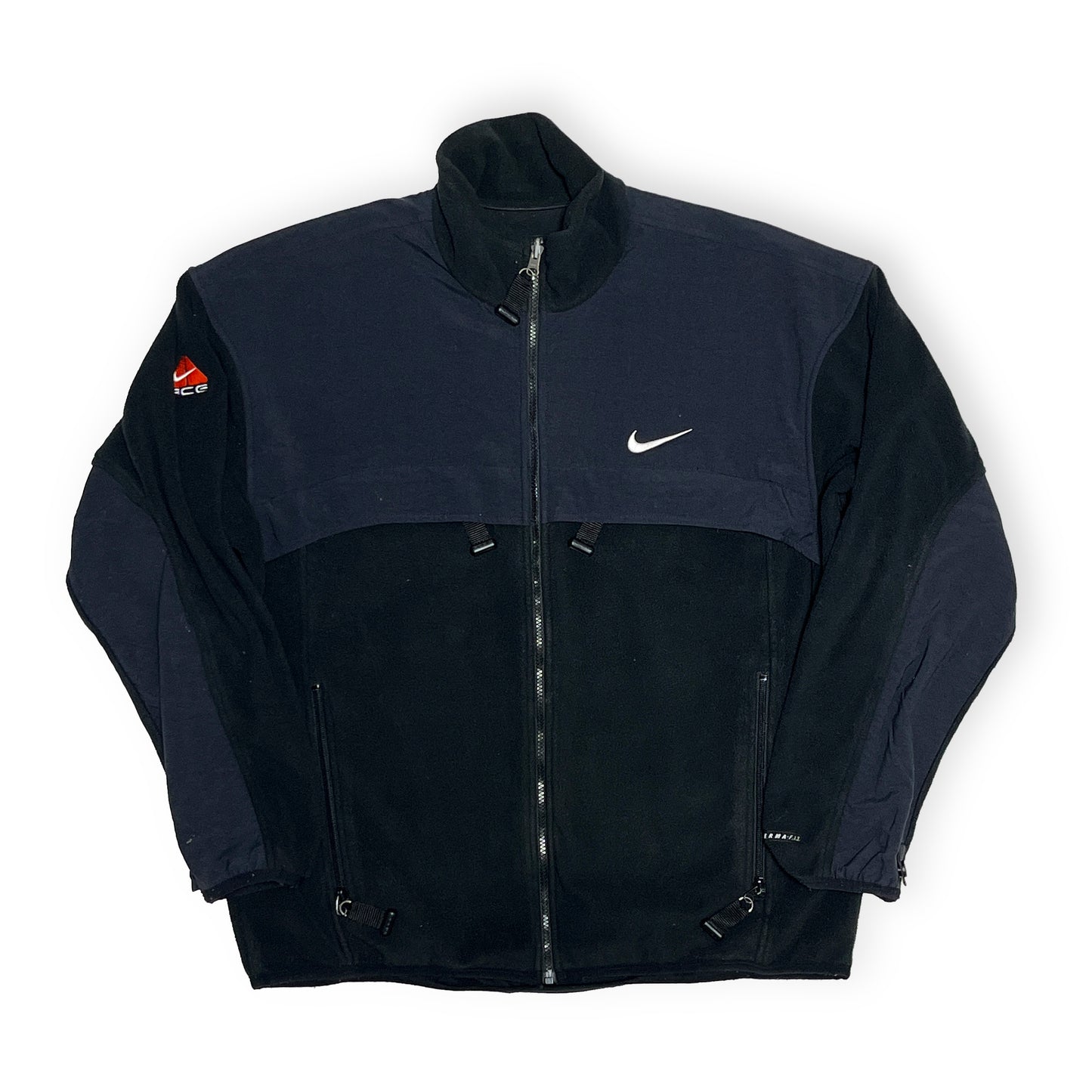 90's NIKE ACG Fleece Zip JKT ブラック Size (L)