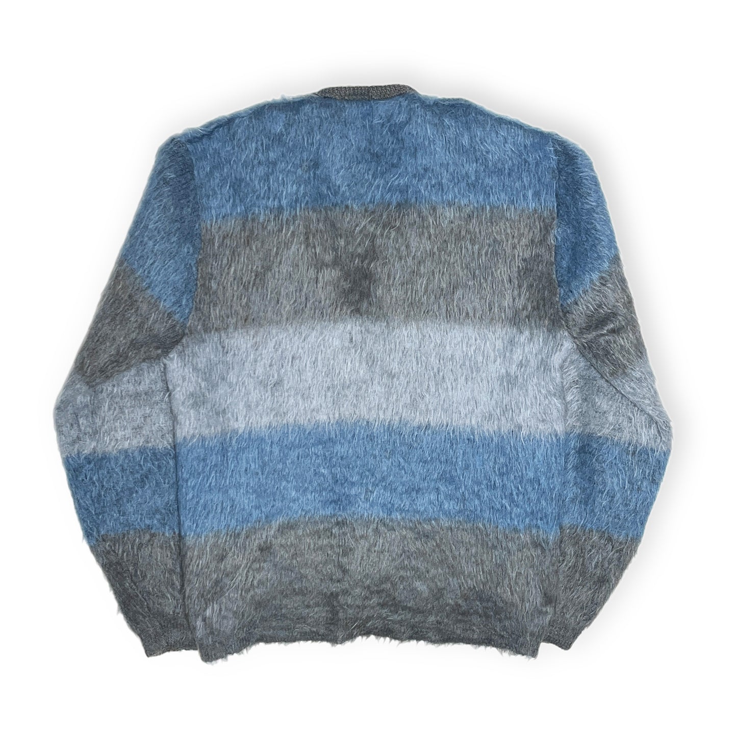 70's TOWNCRAFT Border Mohair Cardigan Size (XL) ビッグサイズ！
