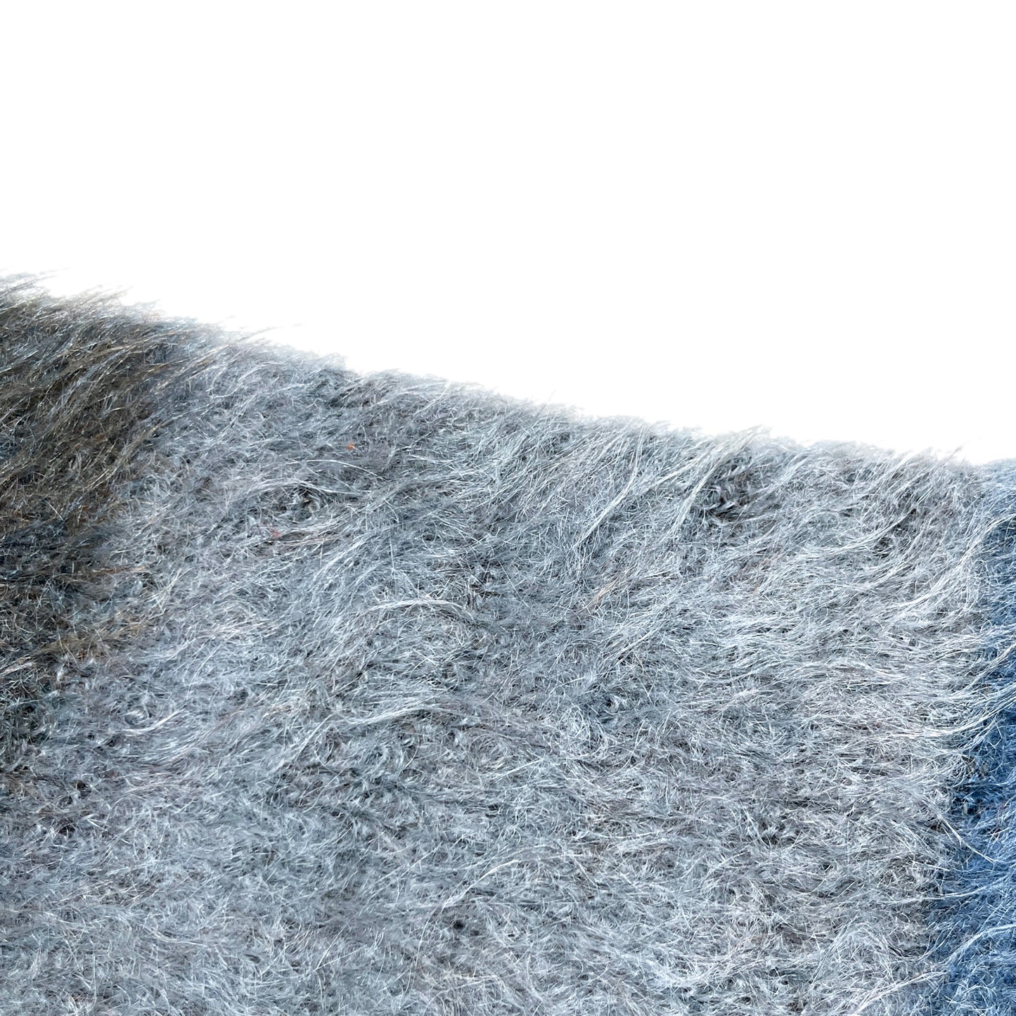 70's TOWNCRAFT Border Mohair Cardigan Size (XL) ビッグサイズ！