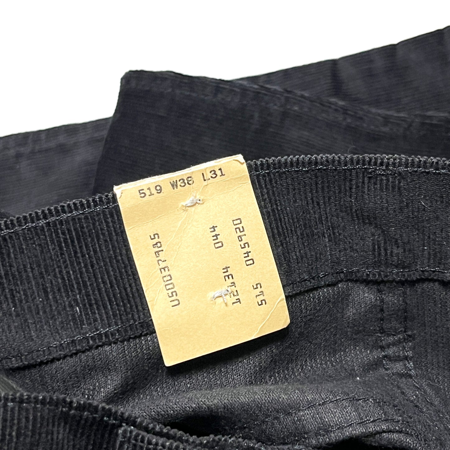 80's Levi's 519 Black Cords PT Deadstock Size (W37 L31)位
