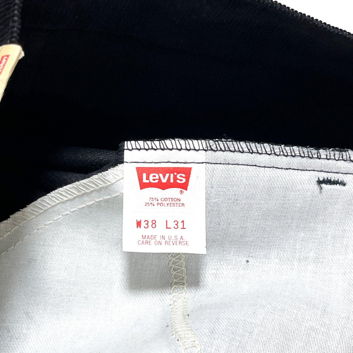 80's Levi's 519 Black Cords PT Deadstock Size (W37 L31)位