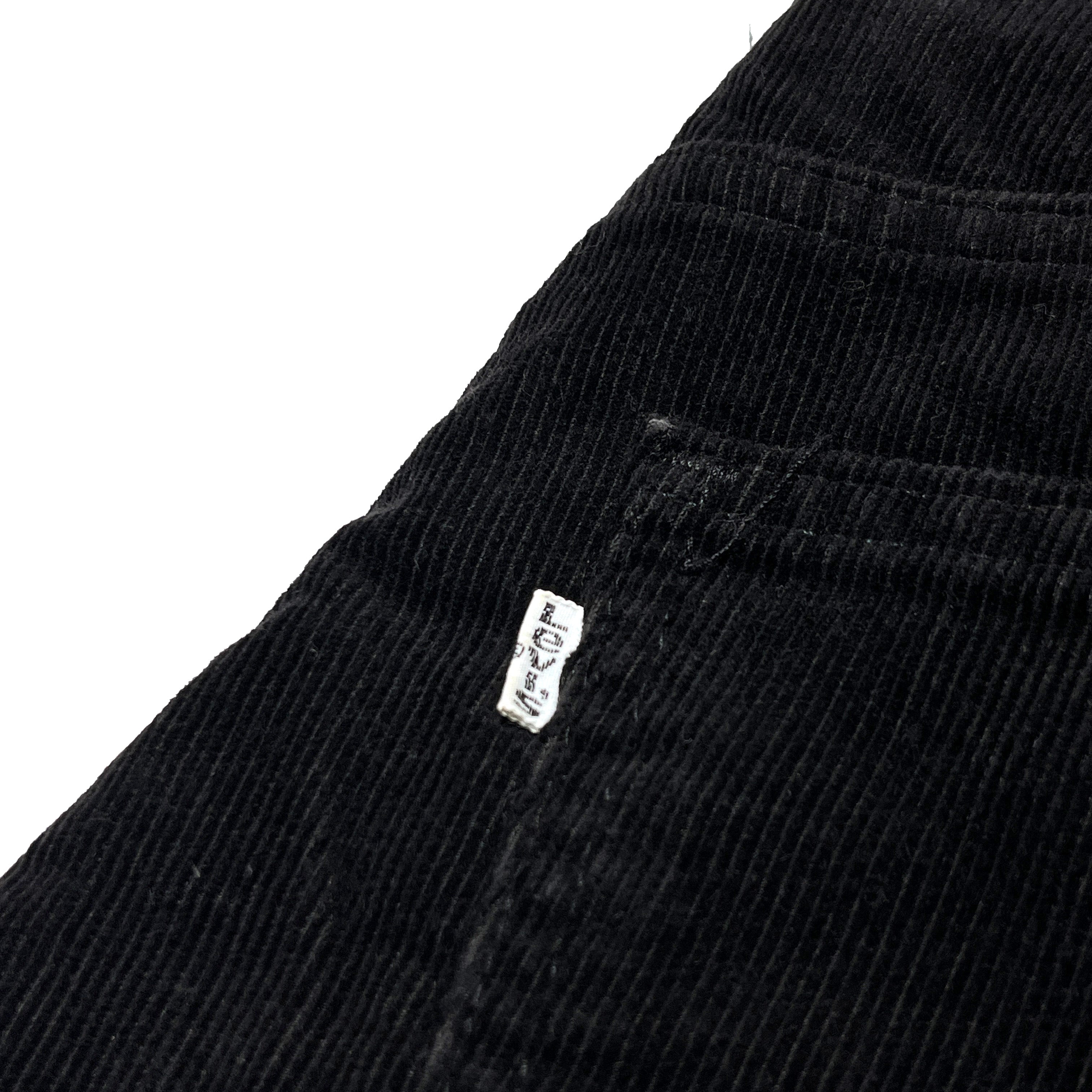80's Levi's 519 Black Cords PT Size (W32 L33)位 – frgeek