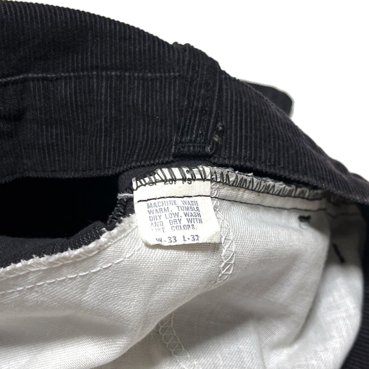 80's Levi's 519 Black Cords PT Size (W33 L31)位