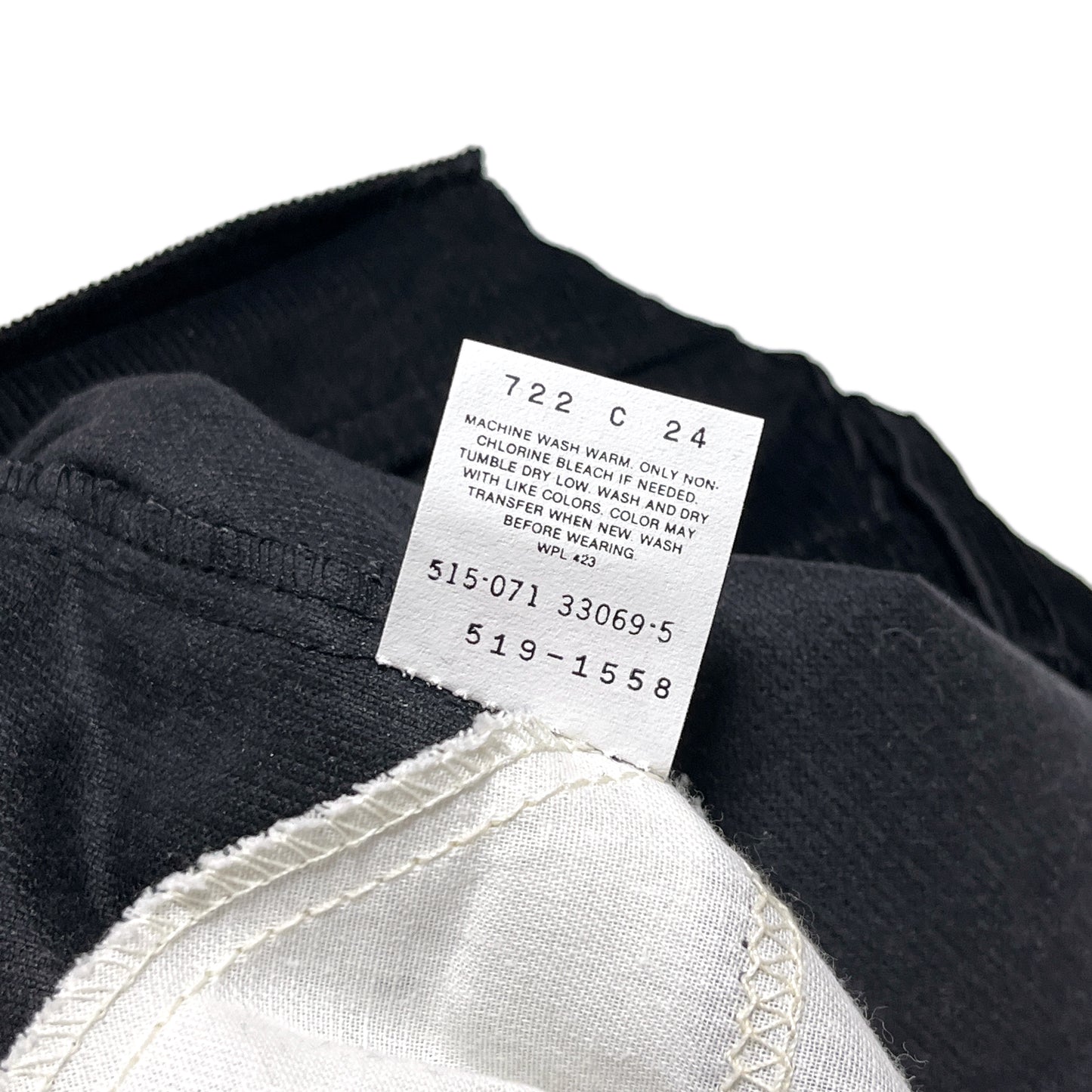 90's Levi's 519 Black Cords PT Almost Deadstock Size (W38 L32)位