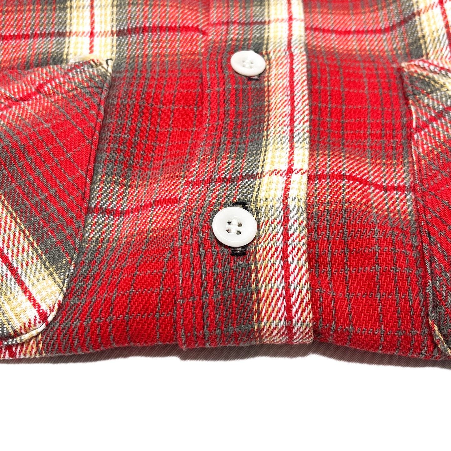 60's BIG YANK Nel SH マチ付き 好配色チェック Size (L)位