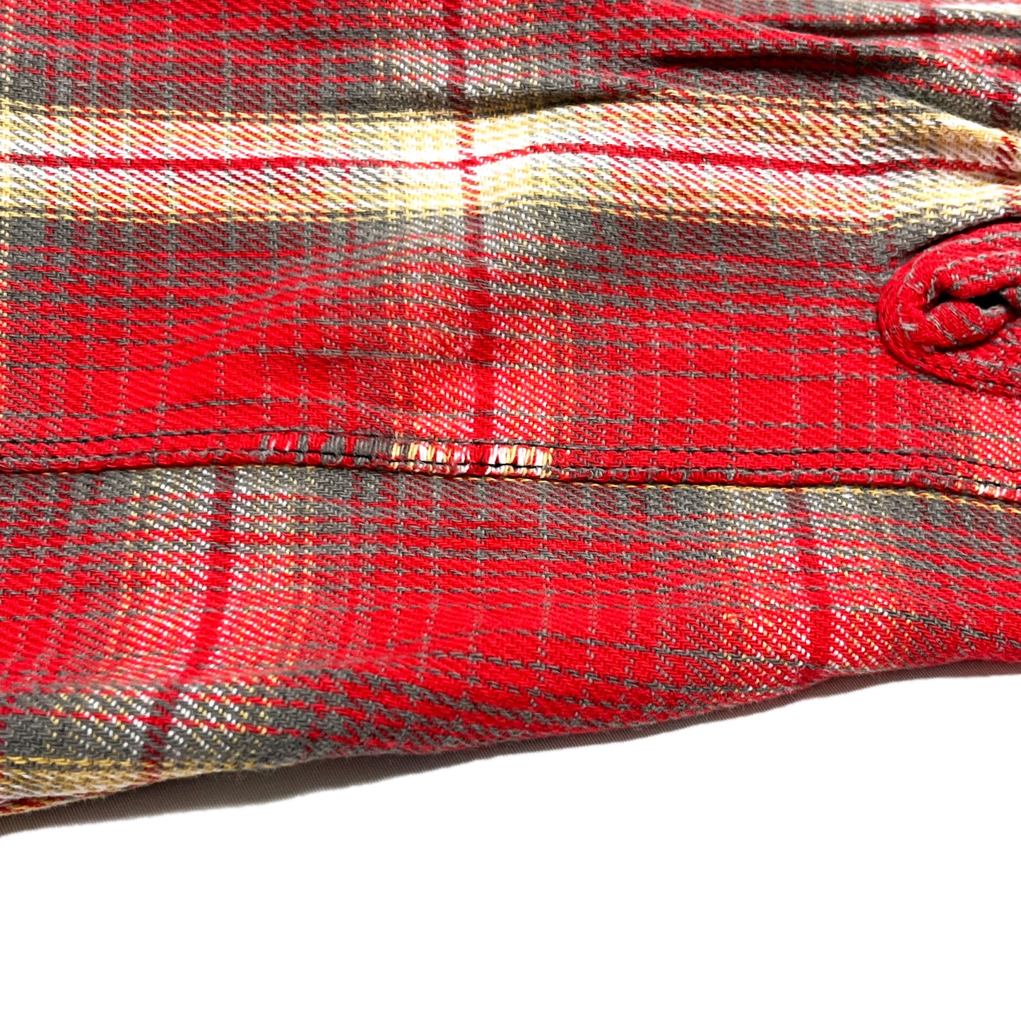 60's BIG YANK Nel SH マチ付き 好配色チェック Size (L)位