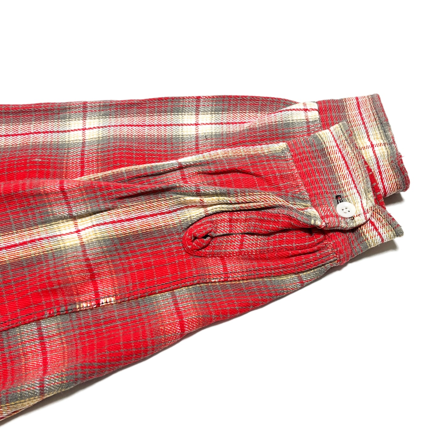 60's BIG YANK Nel SH マチ付き 好配色チェック Size (L)位