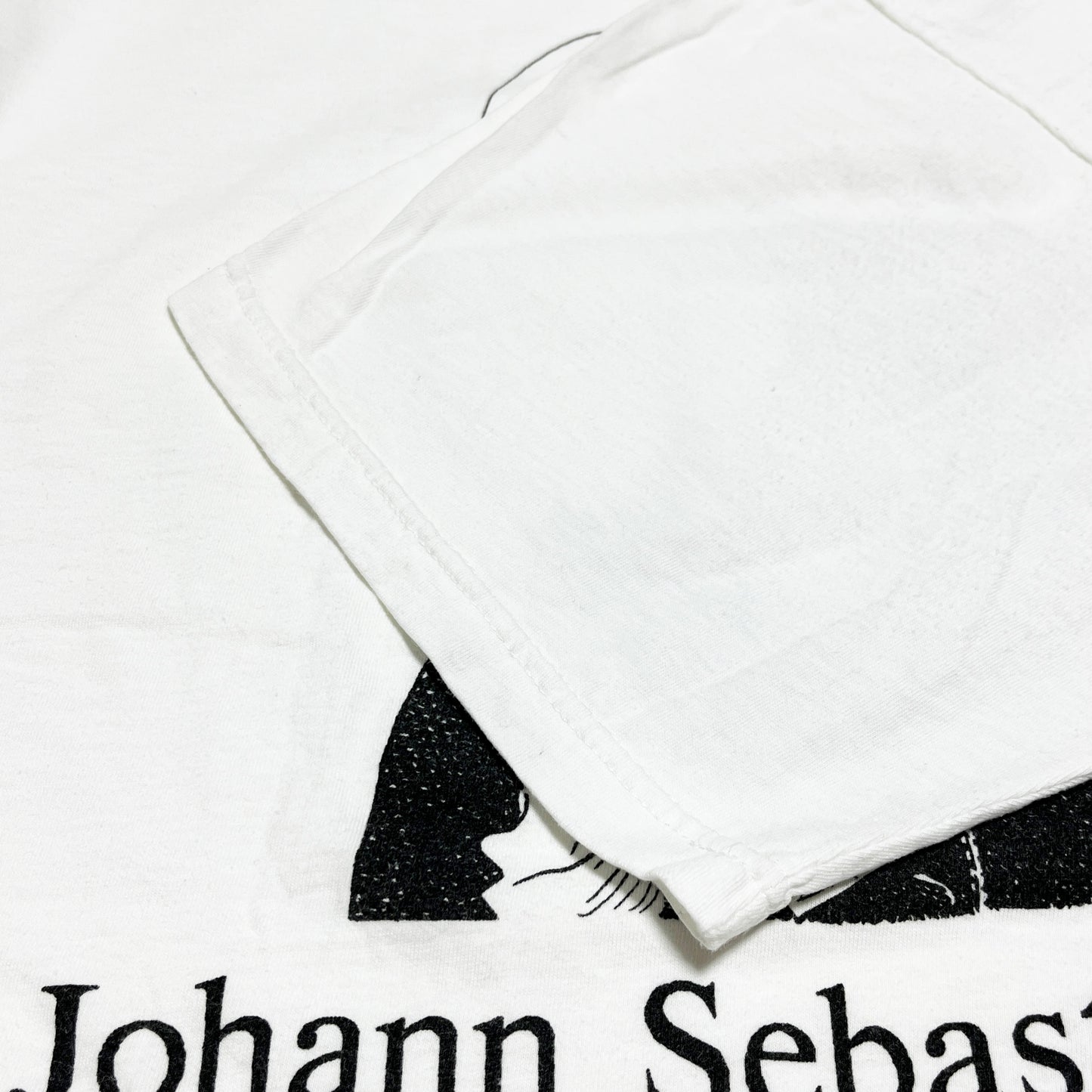 90's SIERRA TEEZ Largely Literary Series "Johann Sebastian Bach" T Size (XL)