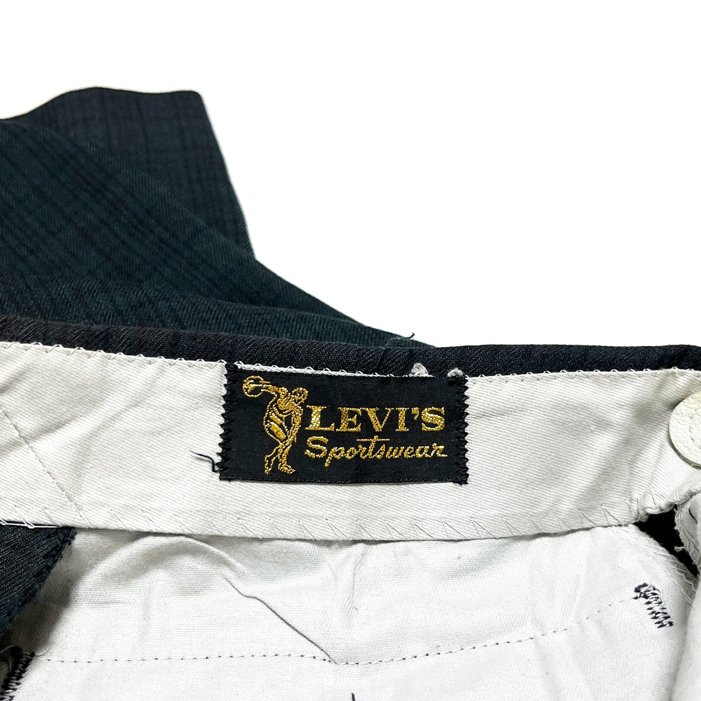 60's〜 Levi's "McQueen" Check PT Deadstock Size (W33.5 L31.5)位 レア！