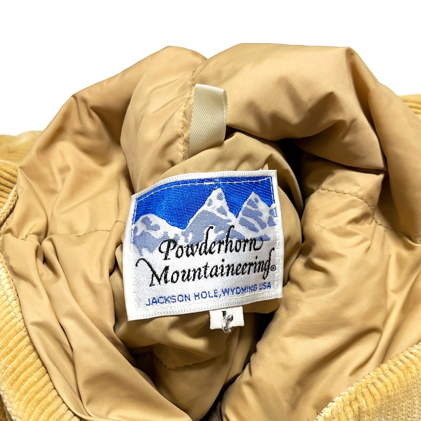 70s〜 Powderhon Mountaineering Cords JKT L ブランドタグ Powderhorn Mountaineeri