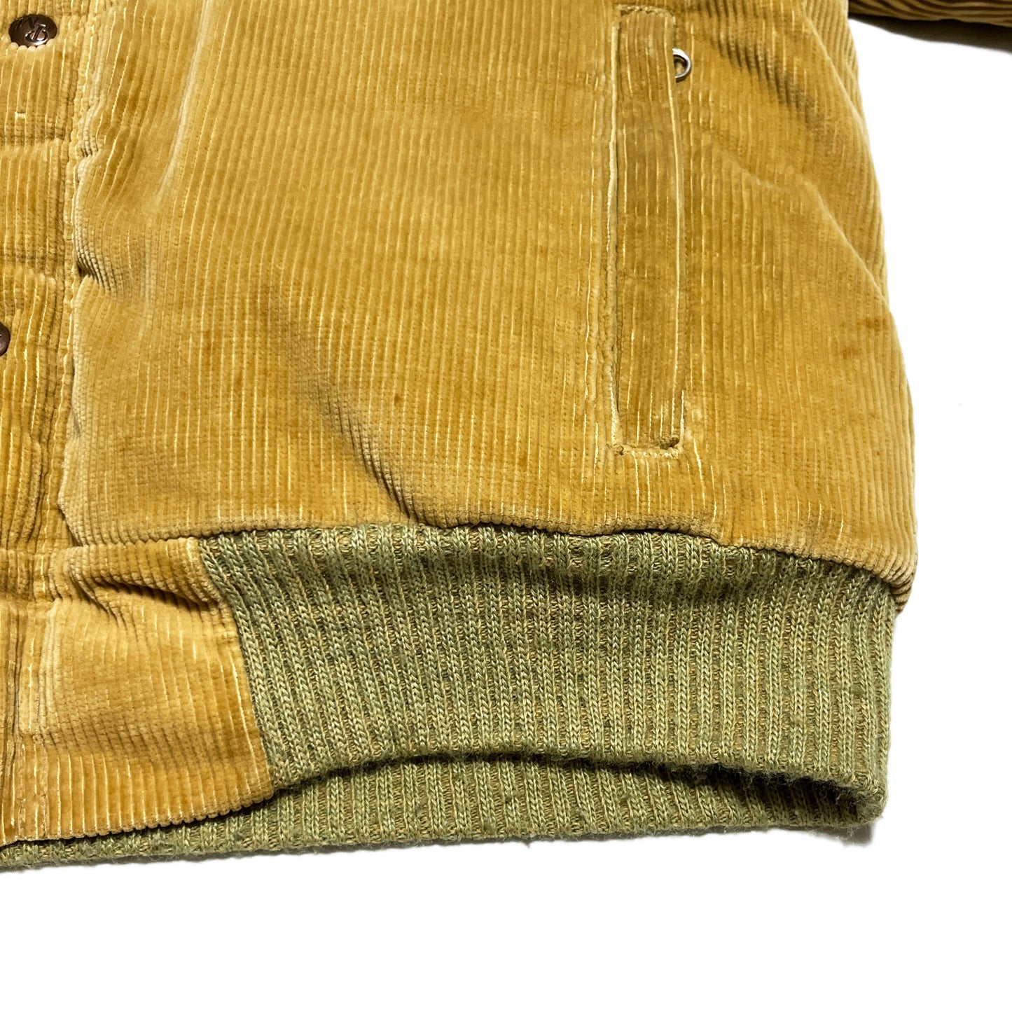 70s〜 Powderhon Mountaineering Cords JKT L ディテール 5 ボタン カールド素材 ポケット