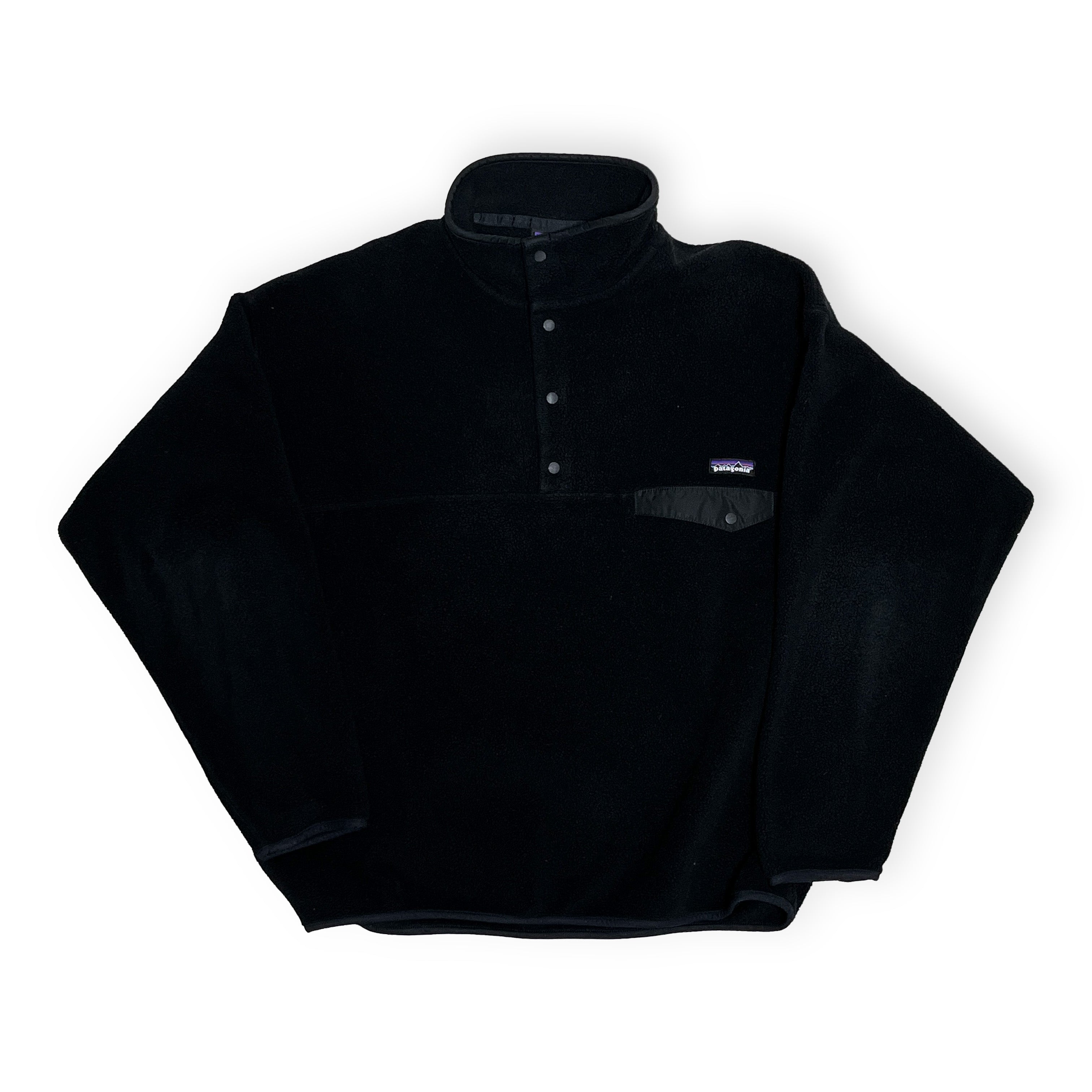 00's Patagonia Fleece Snap T Black Size (XL) – frgeek