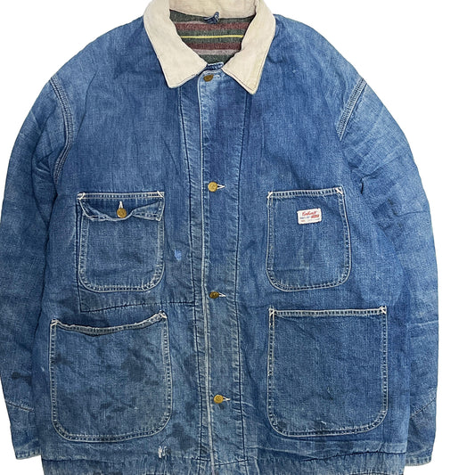 60's Carhartt "Triple Name" Denim Coverall Size (48) レア！