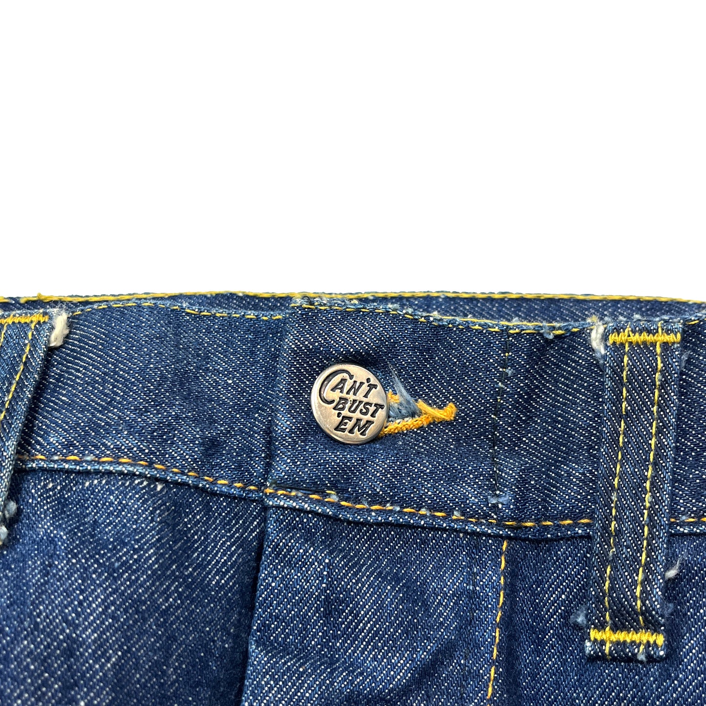 50's Can't Bust'em Denim PT ボタンフライ 濃紺 Size (W32 L26.5) レア！