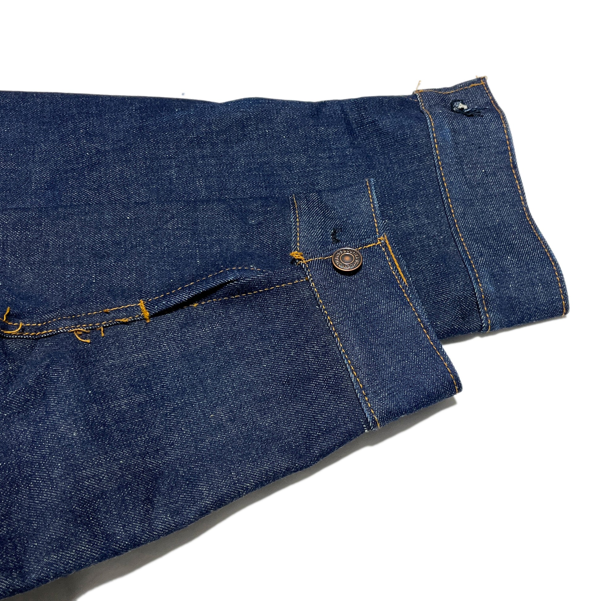 70s Levi's 70505 Small e ブランケット付き 50 Deadstock ブランドタグ 5 タグ タグ