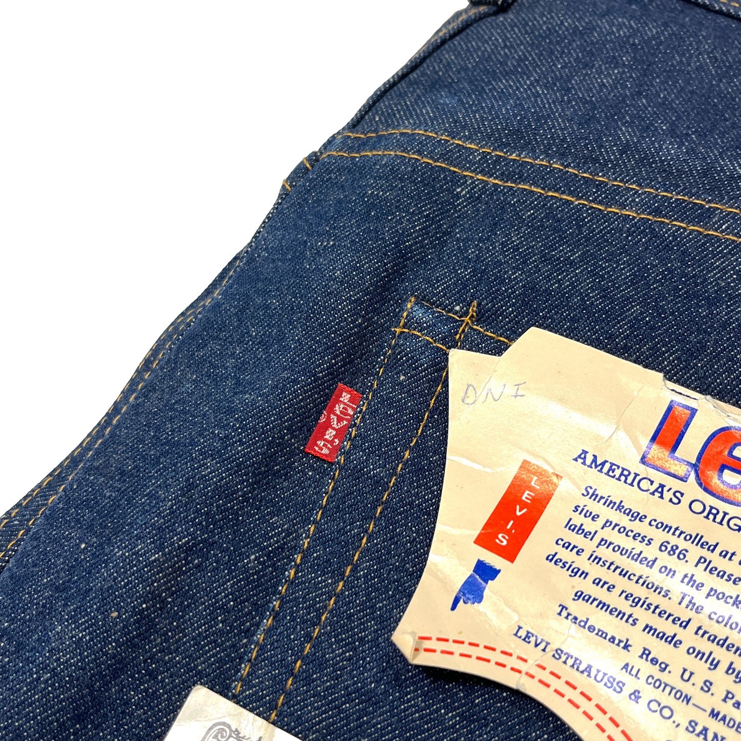 80's Levi's 505 Denim PT Size (W38 L30) Deadstock