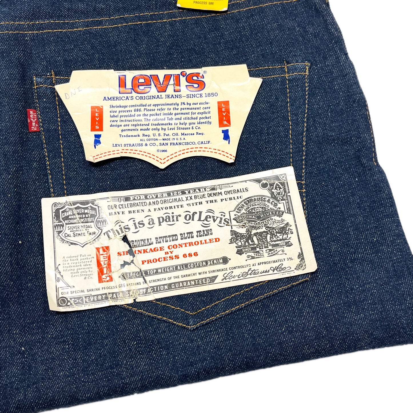 80's Levi's 505 Denim PT Size (W38 L30) Deadstock