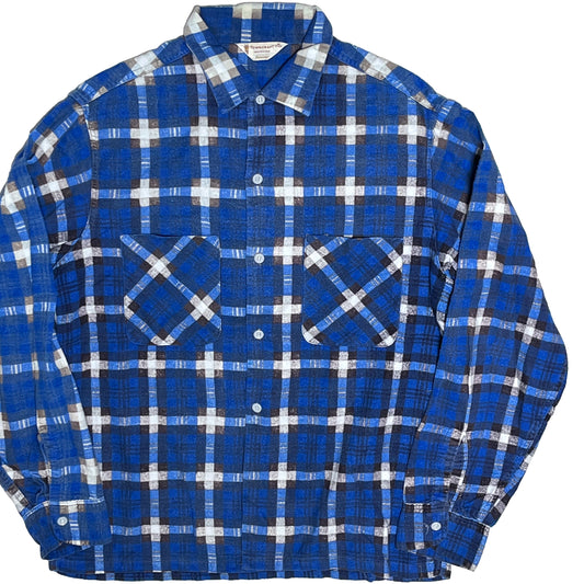 60's TOWN CRAFT PRINT Nel SH 好配色チェック Size (M)