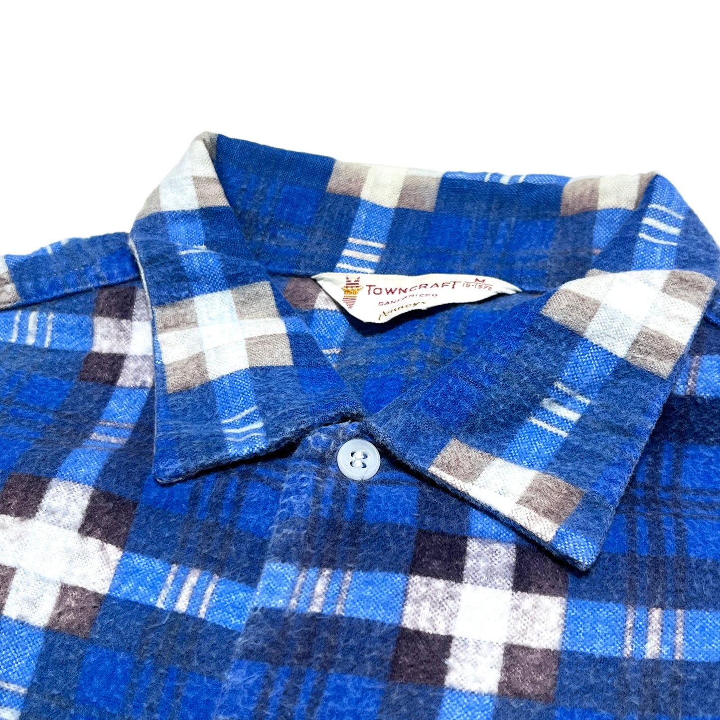 60's TOWN CRAFT PRINT Nel SH 好配色チェック Size (M)