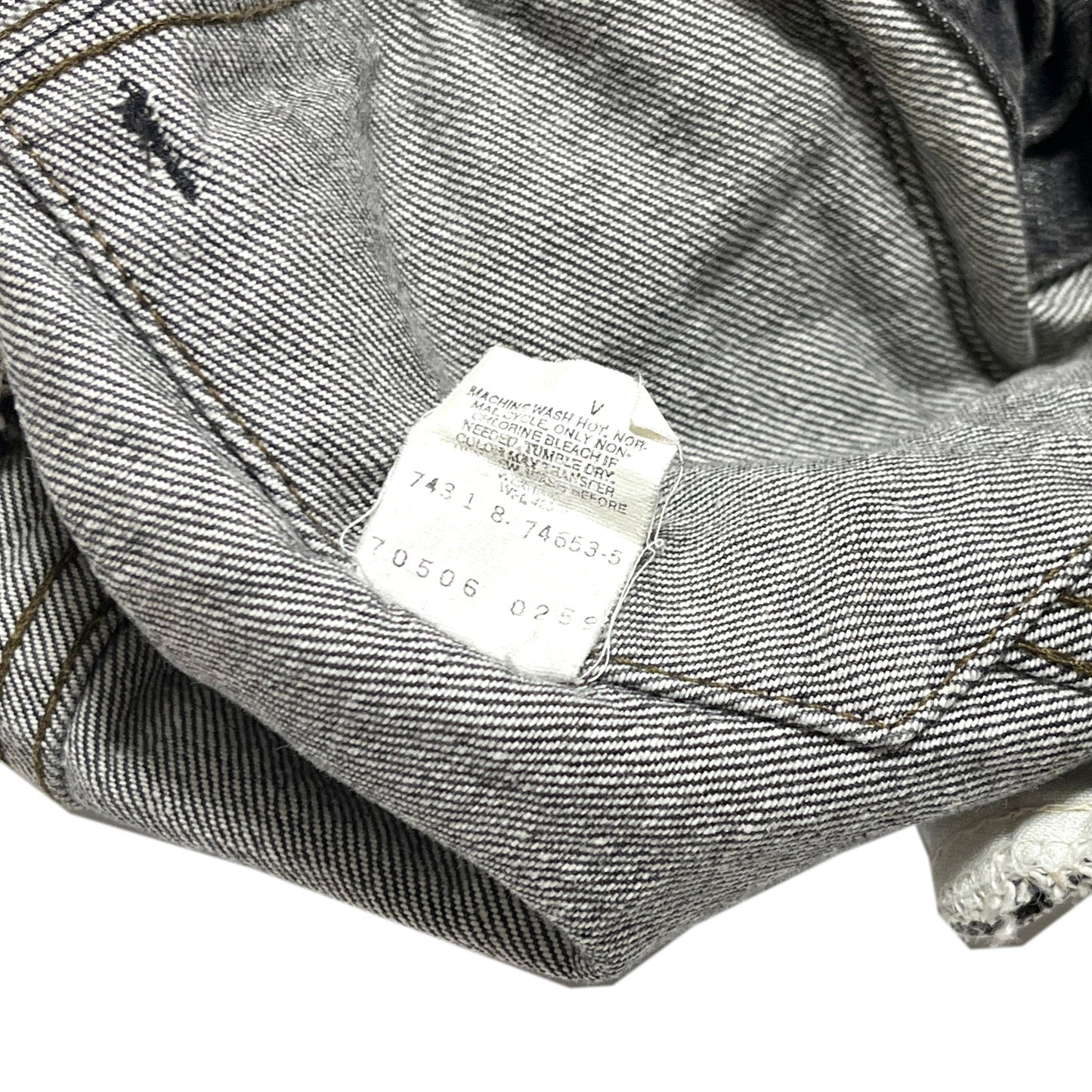 80's Levi's 70506 Black Denim JKT Size (44R)