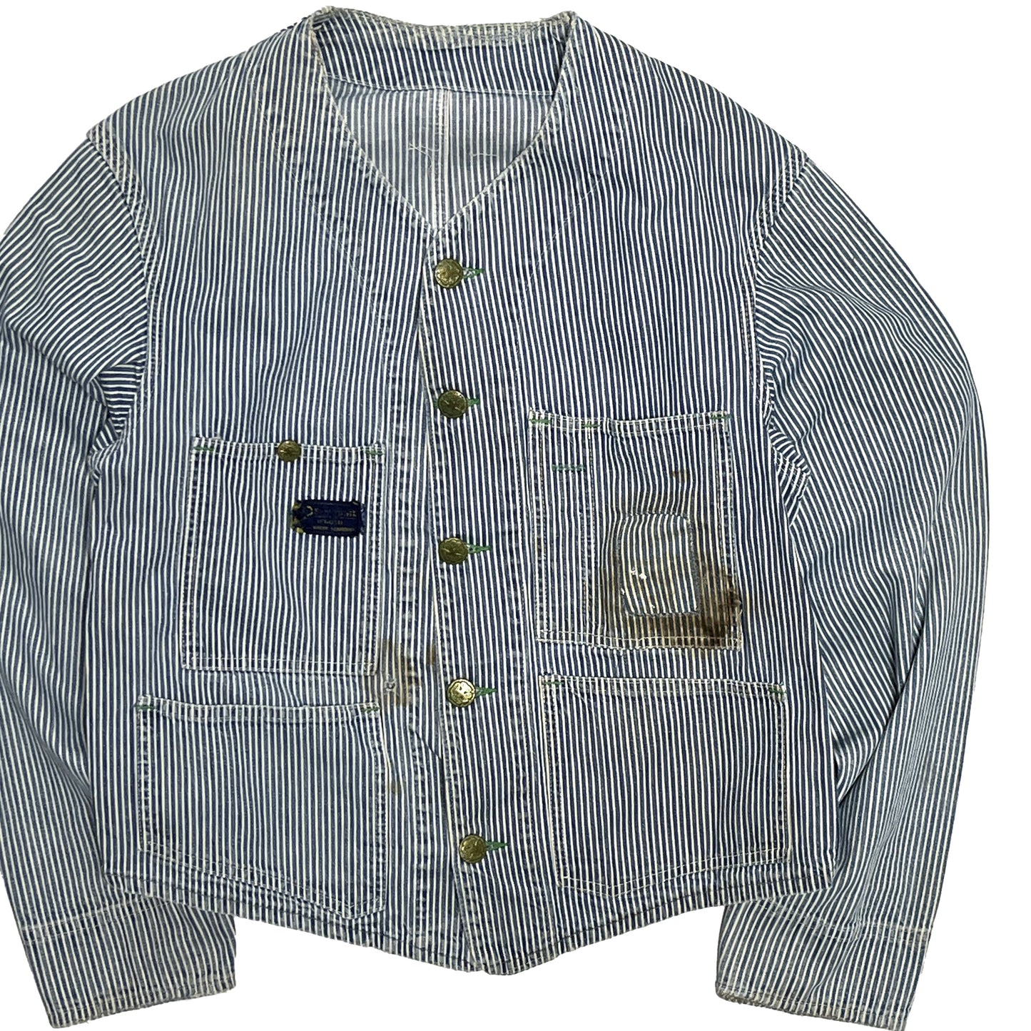 50's〜 OSH KOSH Engineer JKT Hickory Stripe Size (42)位