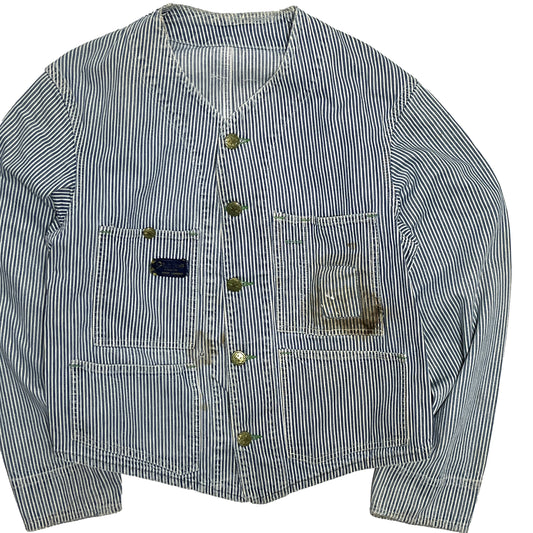 50's〜 OSH KOSH Engineer JKT Hickory Stripe Size (42)位