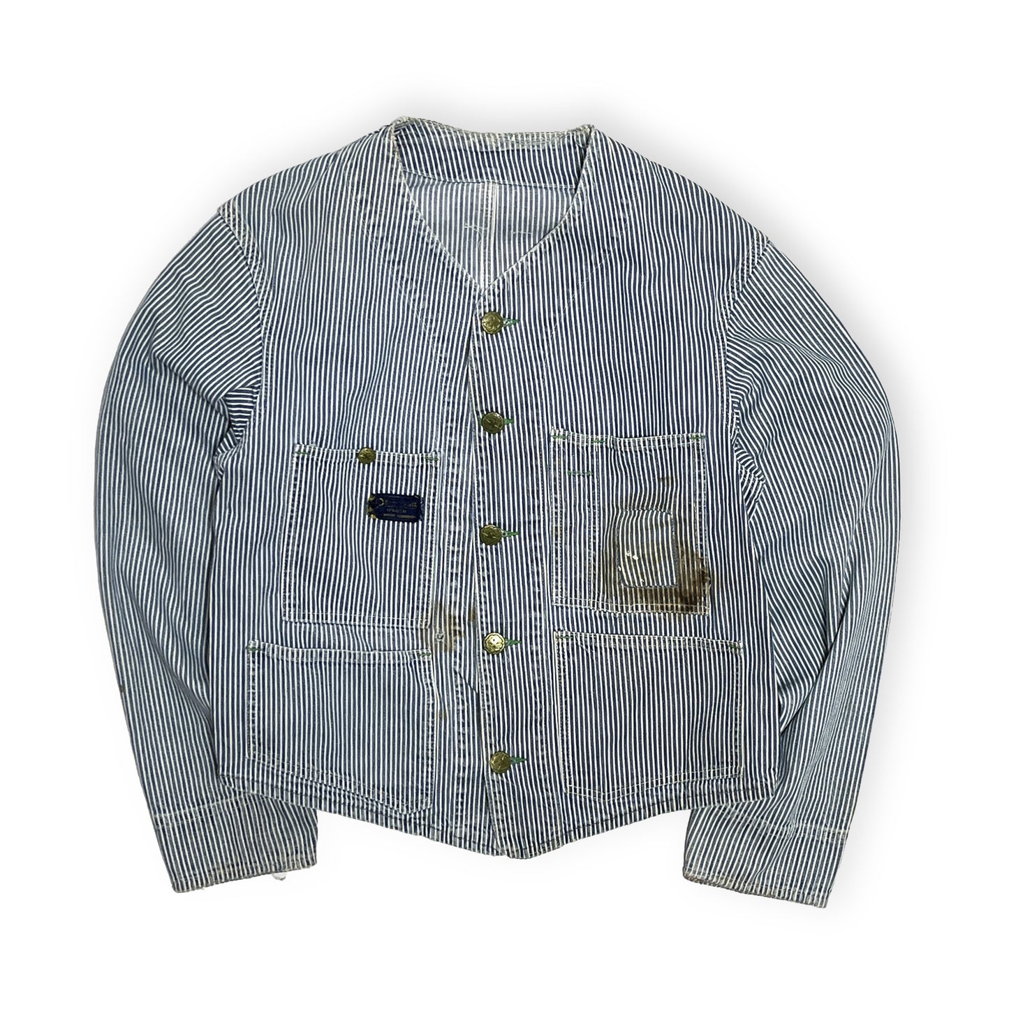 50's〜 OSH KOSH Engineer JKT Hickory Stripe Size (42)位