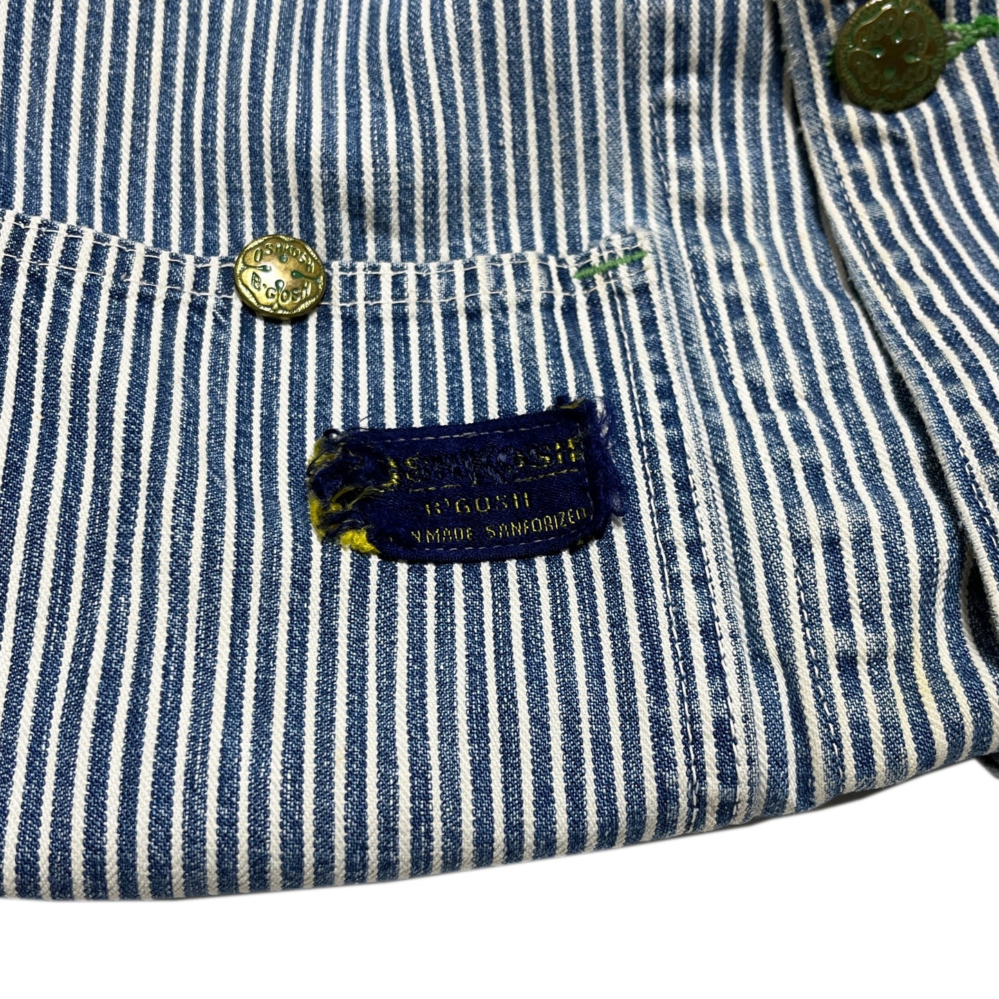 50's〜 OSH KOSH Engineer JKT Hickory Stripe Size (42)位