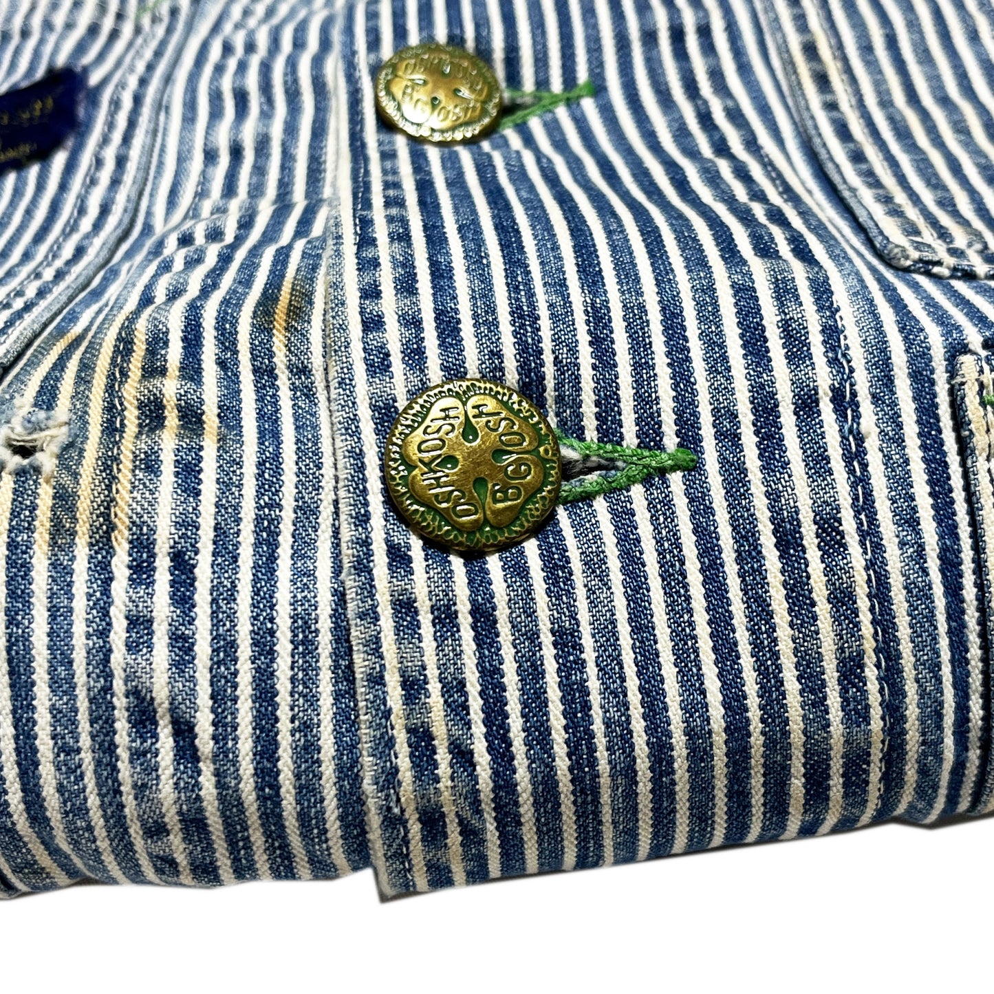 50's〜 OSH KOSH Engineer JKT Hickory Stripe Size (42)位