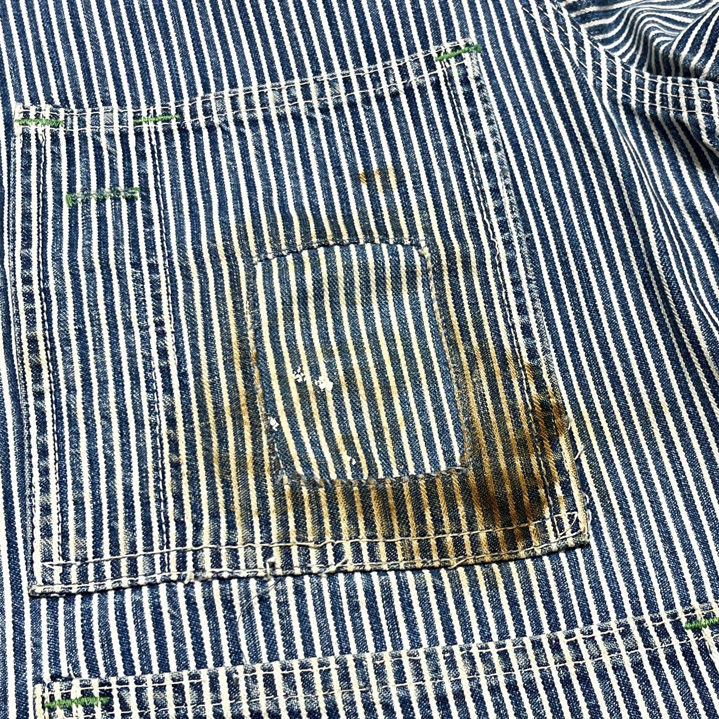 50's〜 OSH KOSH Engineer JKT Hickory Stripe Size (42)位