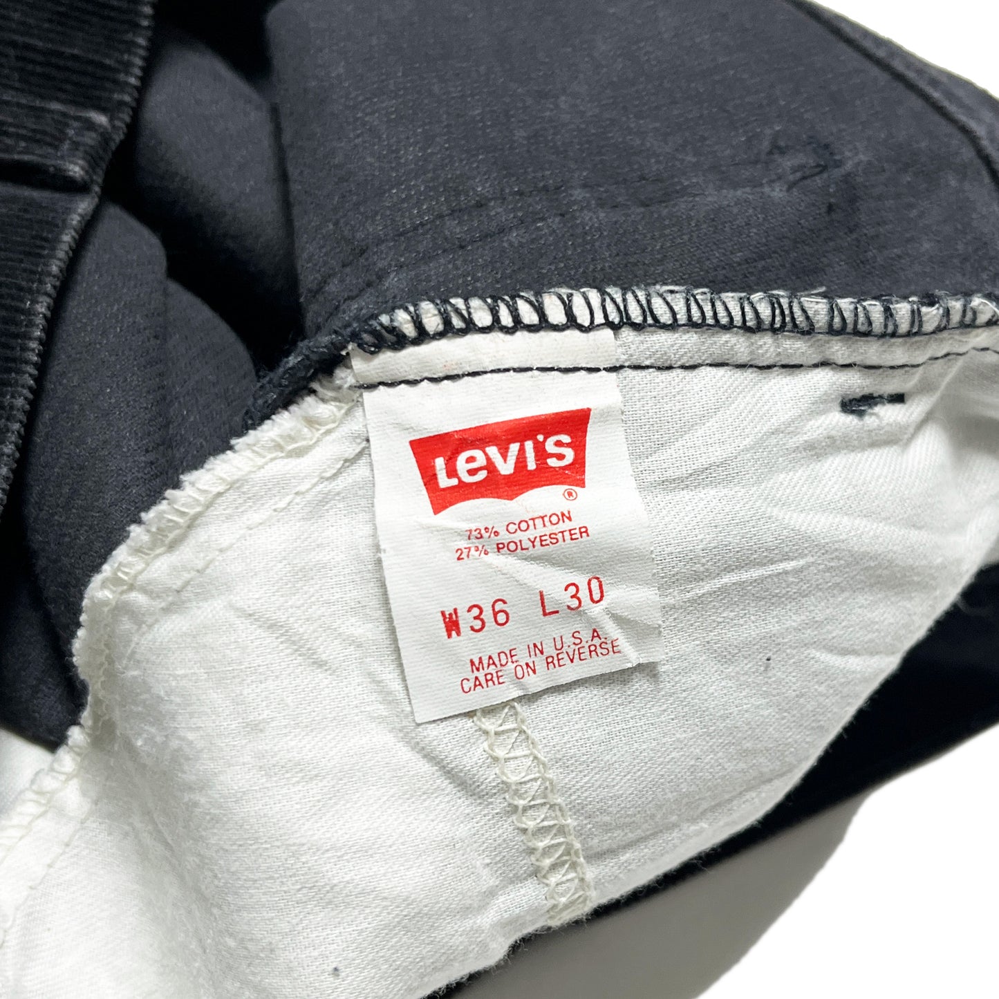 90's Levi's 519 Black Cords PT Size (W35.5 L30)位