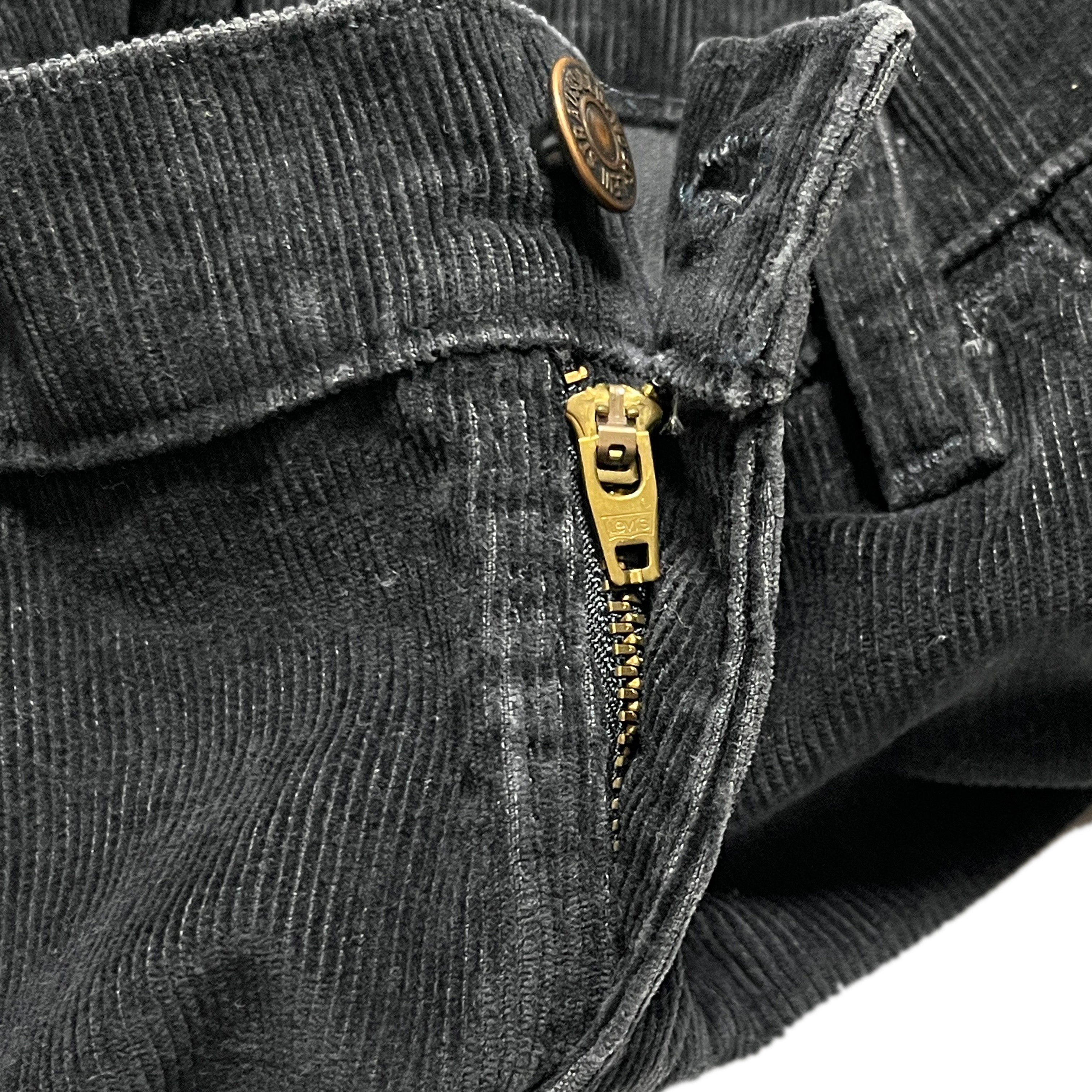 90s リーバイス 519 Black コーデュロイパンツ W35.5L30 ヴィンテージ