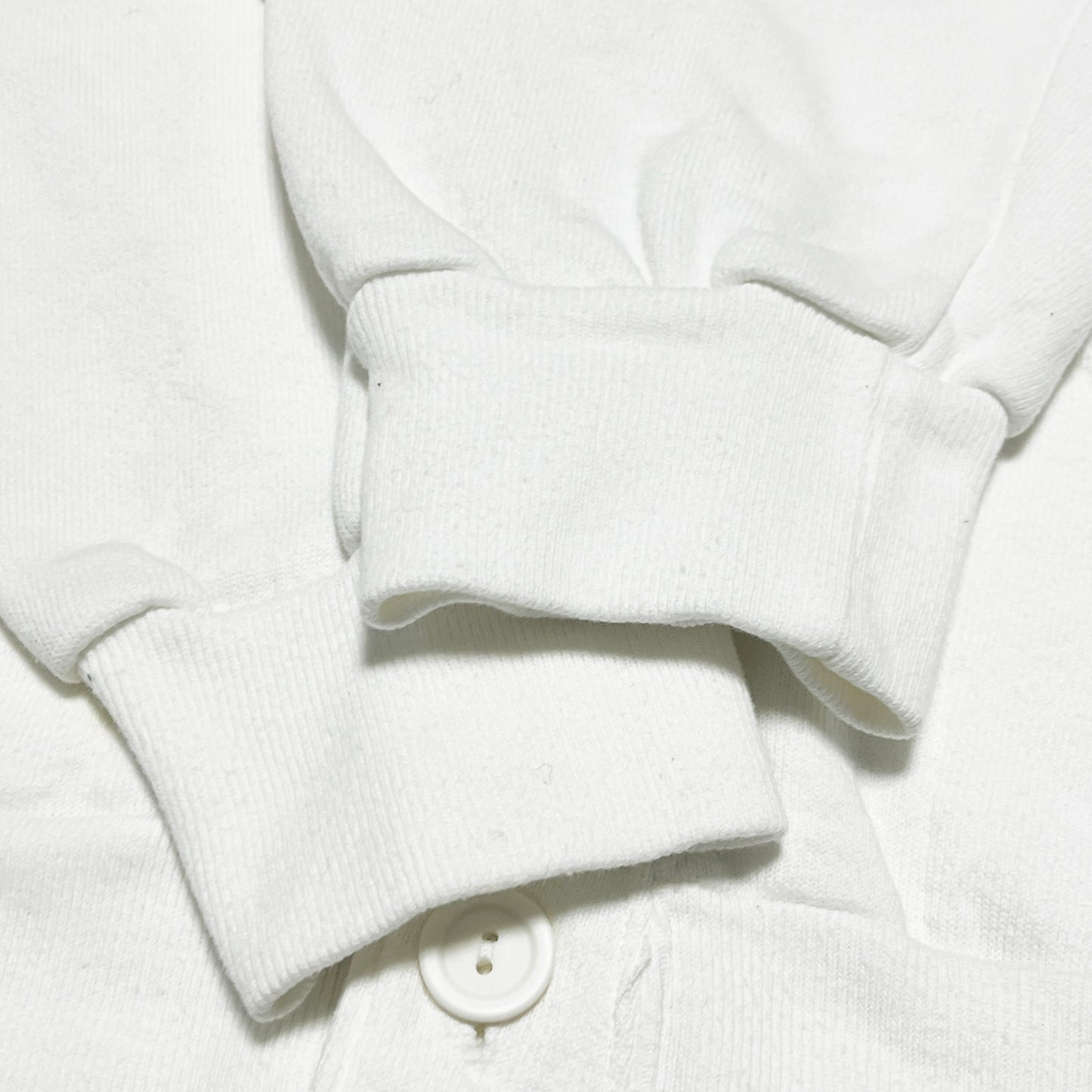 90's Champion 青刺繍タグ Sweat Cardigan ホワイト Size (XL)