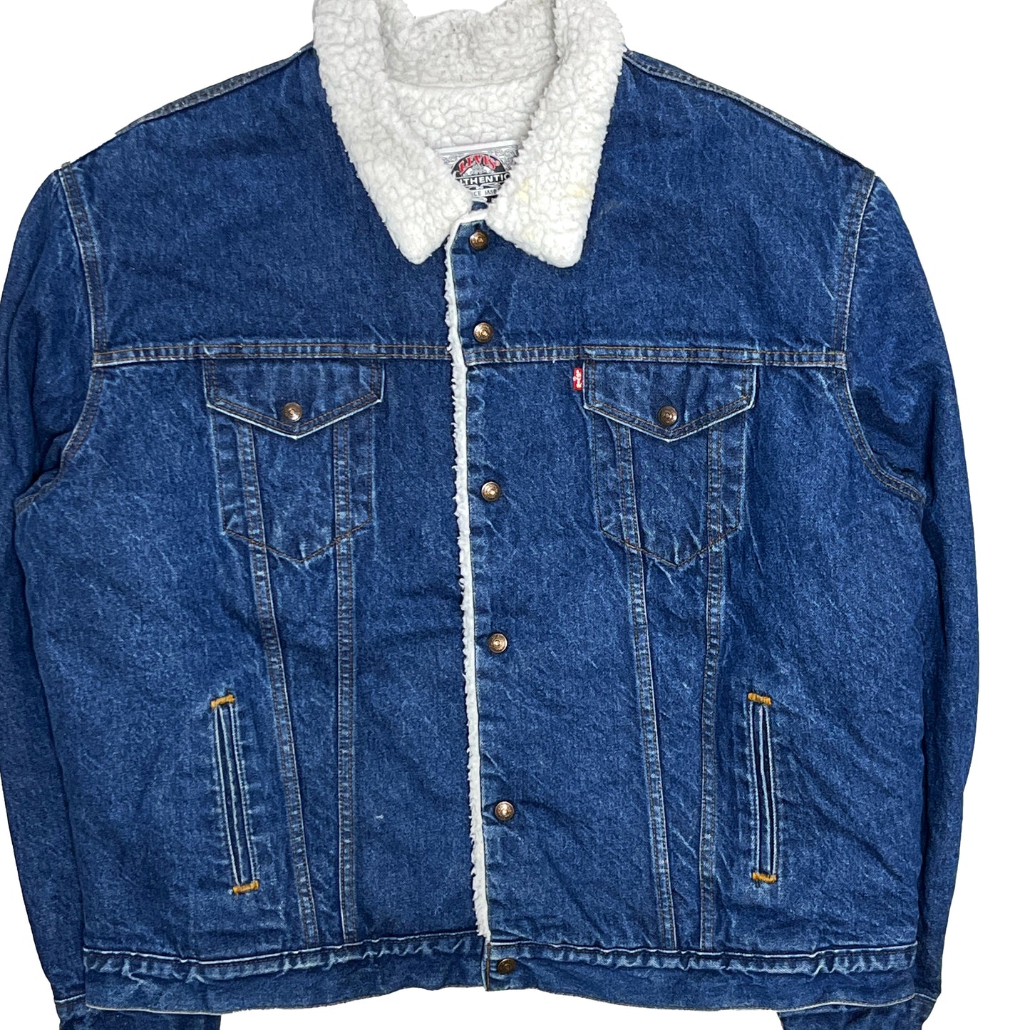 80's Levi's 71608 Denim Boa JKT Size (54L) ビッグサイズ！