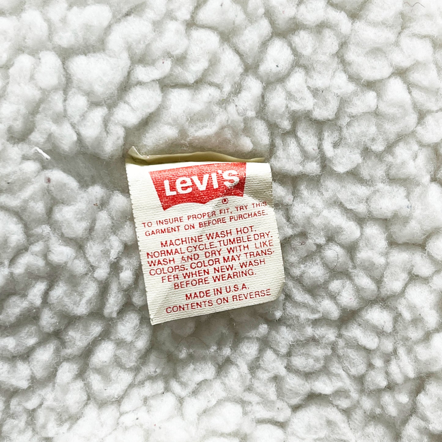 80's Levi's 71608 Denim Boa JKT Size (54L) ビッグサイズ！