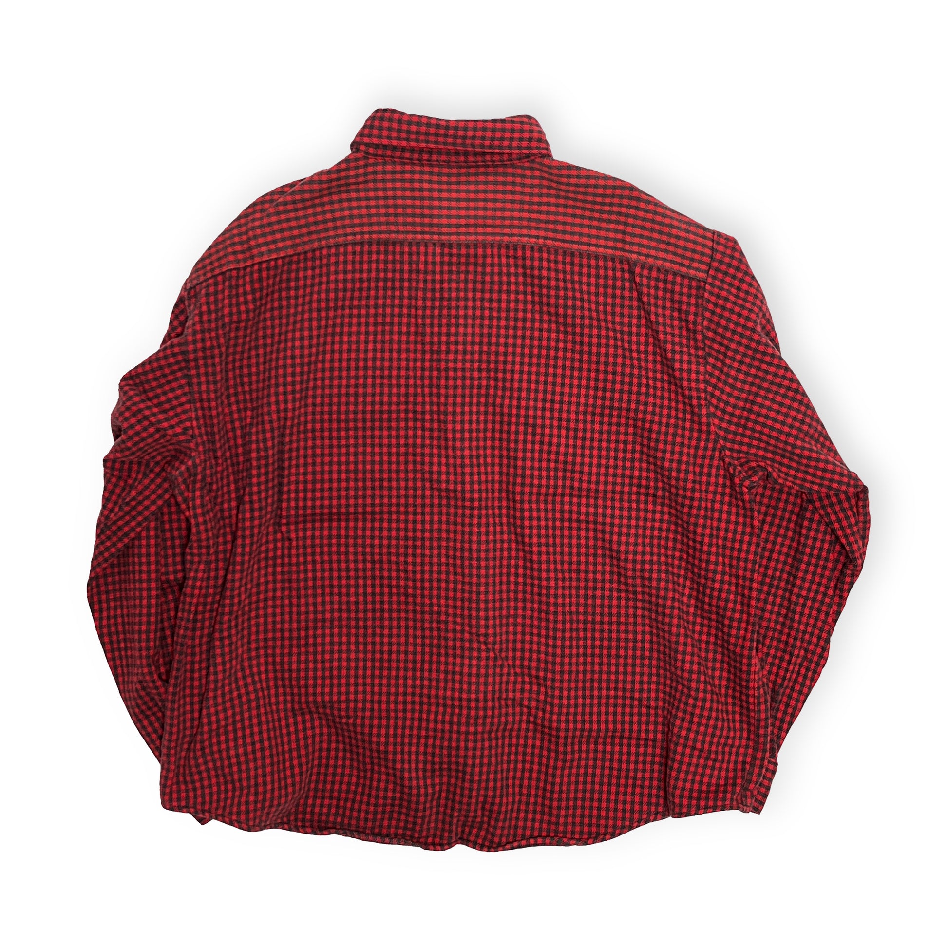 70s FIVEBROTHER Nel SH 千鳥格子 好配色チェック 2XL ブランドタグ 2 FIVEBROTHER 2XL-18 サイズタグ