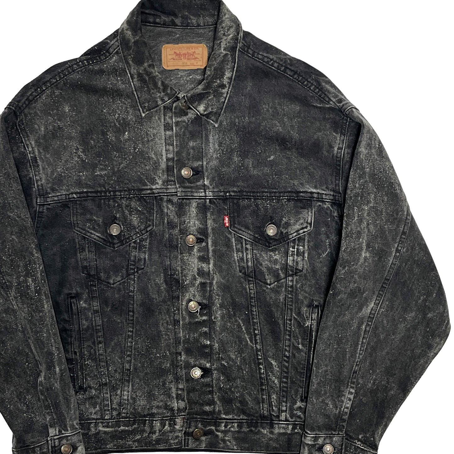 80's〜 Levi's 70507 Black Chemical Denim JKT Size (M)