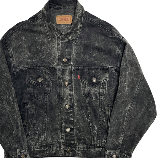 80's〜 Levi's 70507 Black Chemical Denim JKT Size (M)