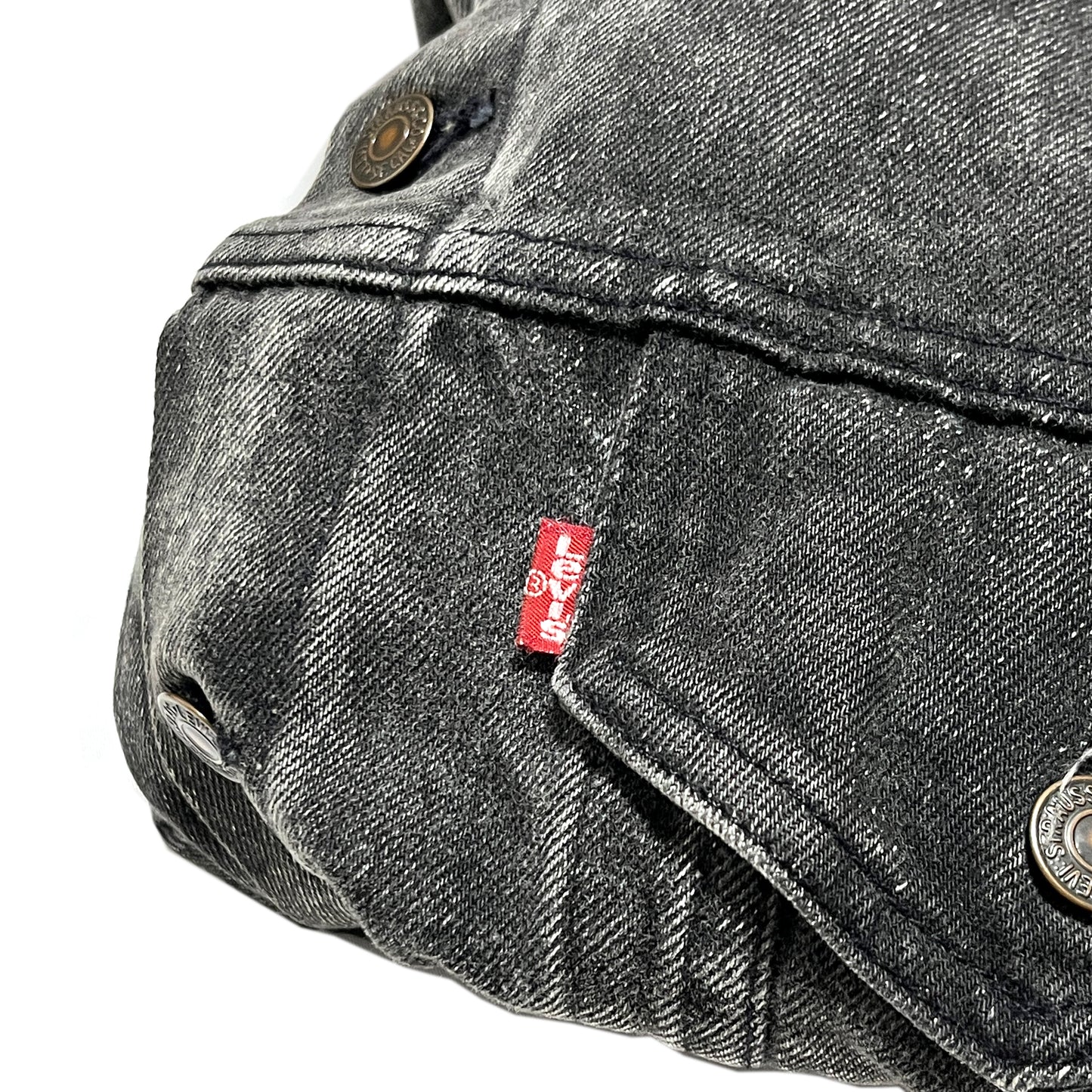 80's〜 Levi's 70507 Black Chemical Denim JKT Size (M)