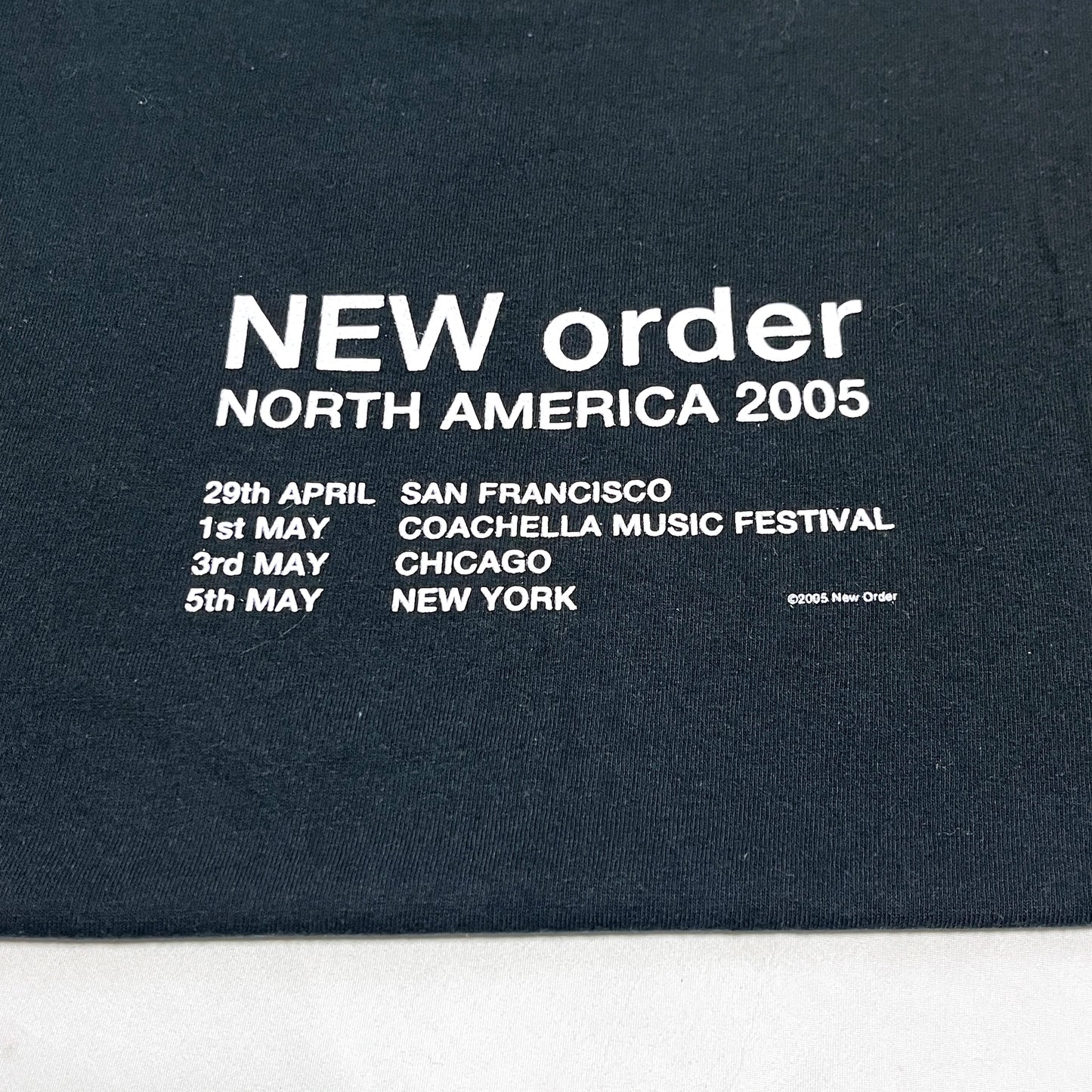 00's GILDAN New Order "NORTH AMERICA Tour" T Size (XL)