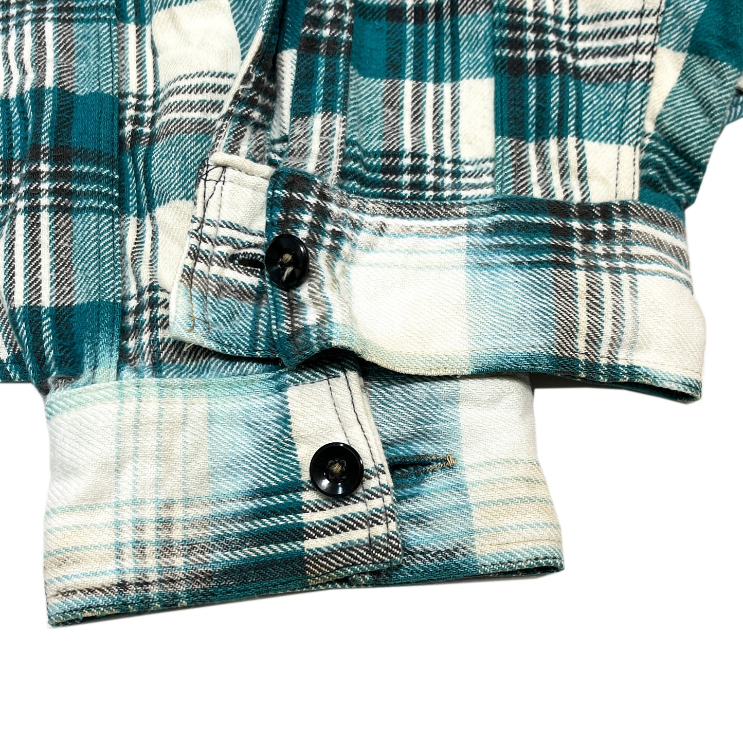 50's Pilgrim Nel SH マチ付き 極上配色パターン Size (XL)位 ビッグサイズ！