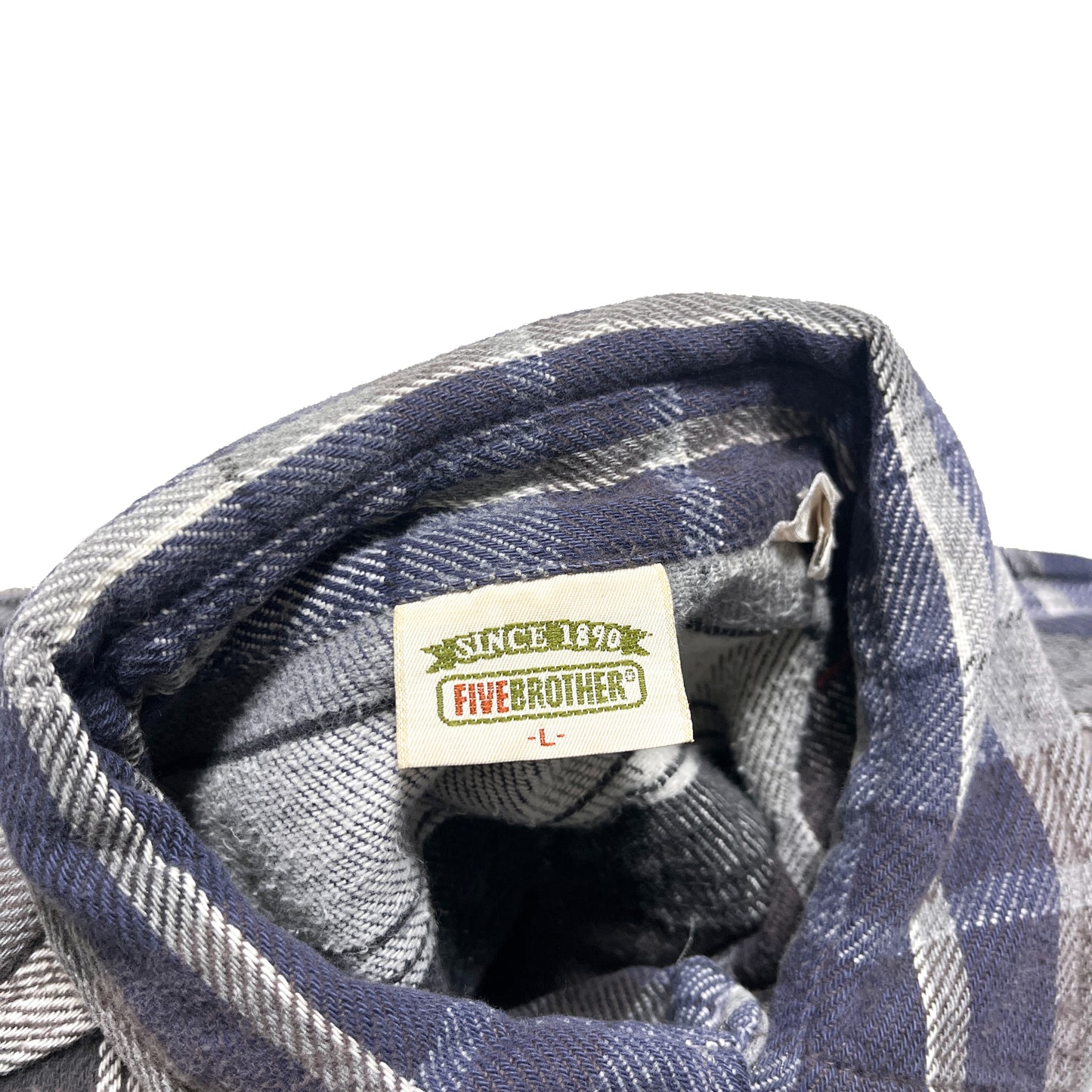 90's FIVEBROTHER Nel SH 好配色チェック Size (L)
