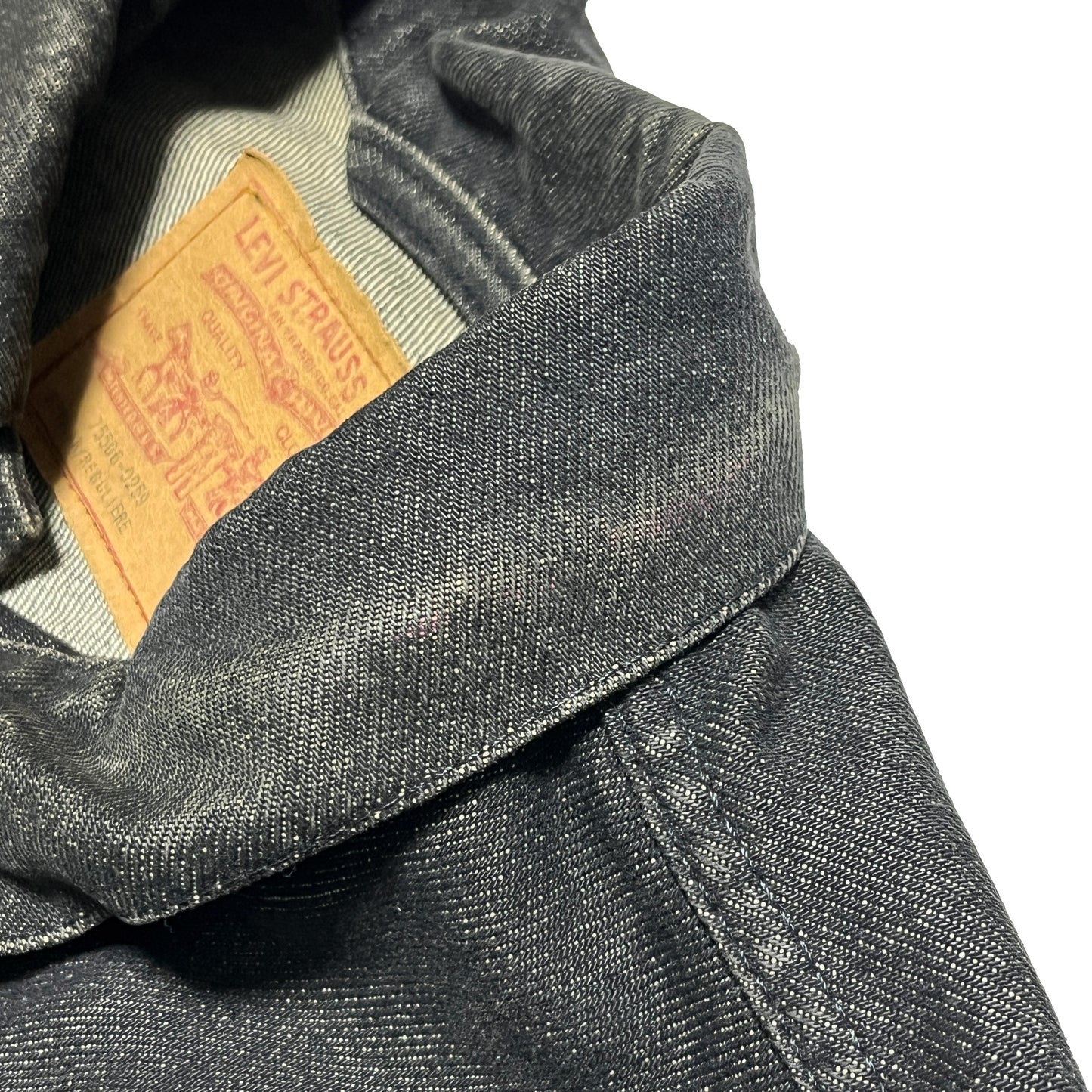 80's〜 Levi's 75506 Black Denim JKT Size (46) カナダ製