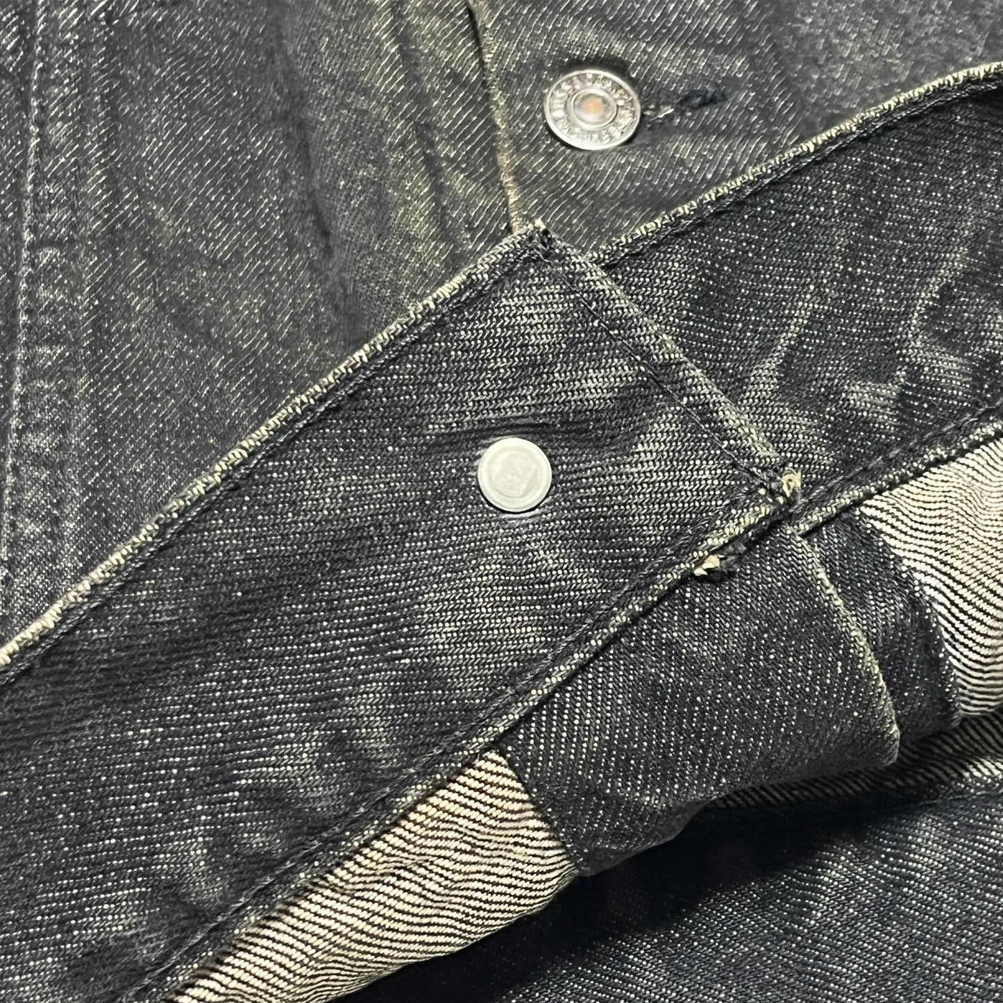 80's〜 Levi's 75506 Black Denim JKT Size (46) カナダ製